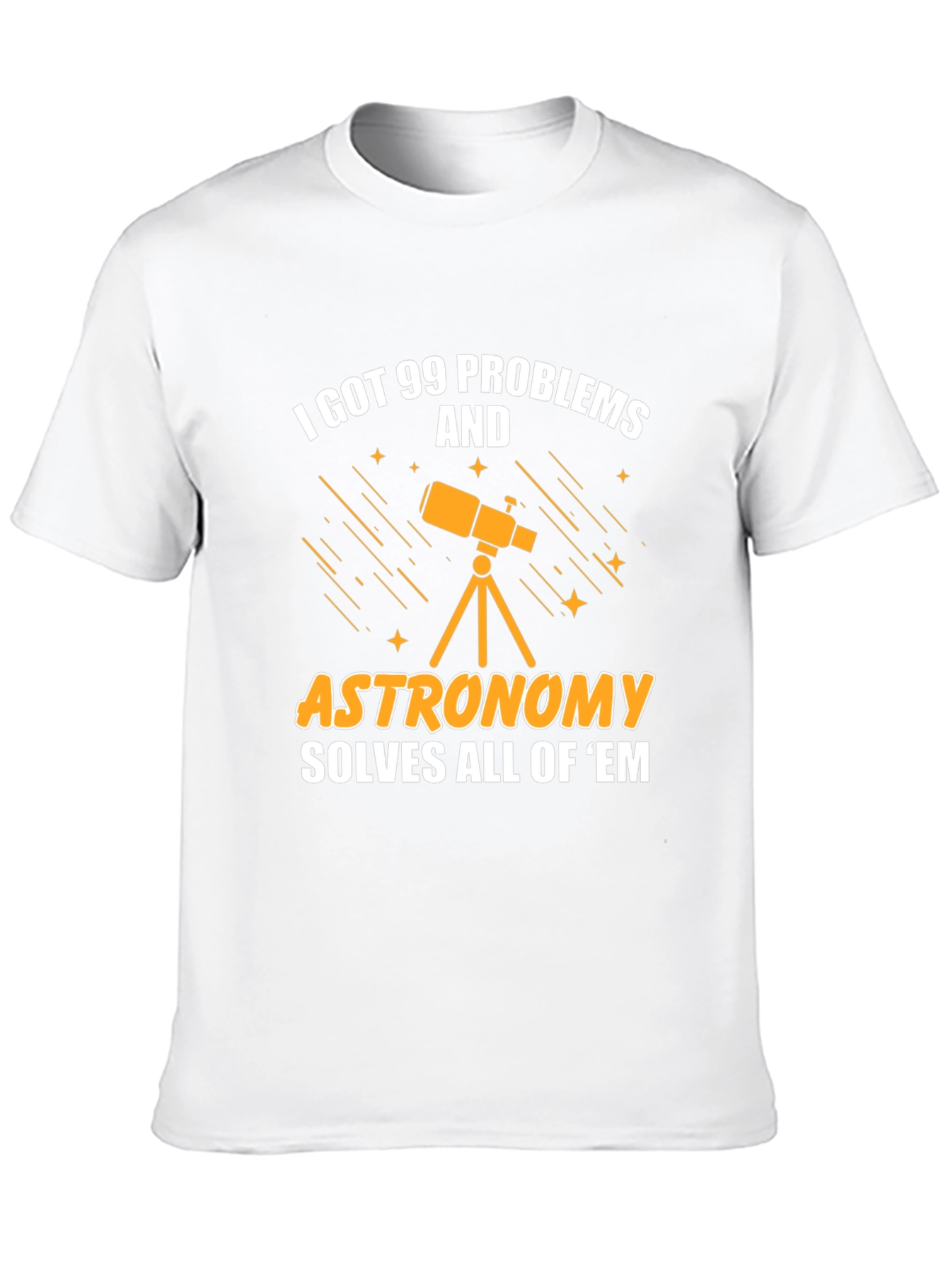 Astronomy Solves All Mens T-Shirt
