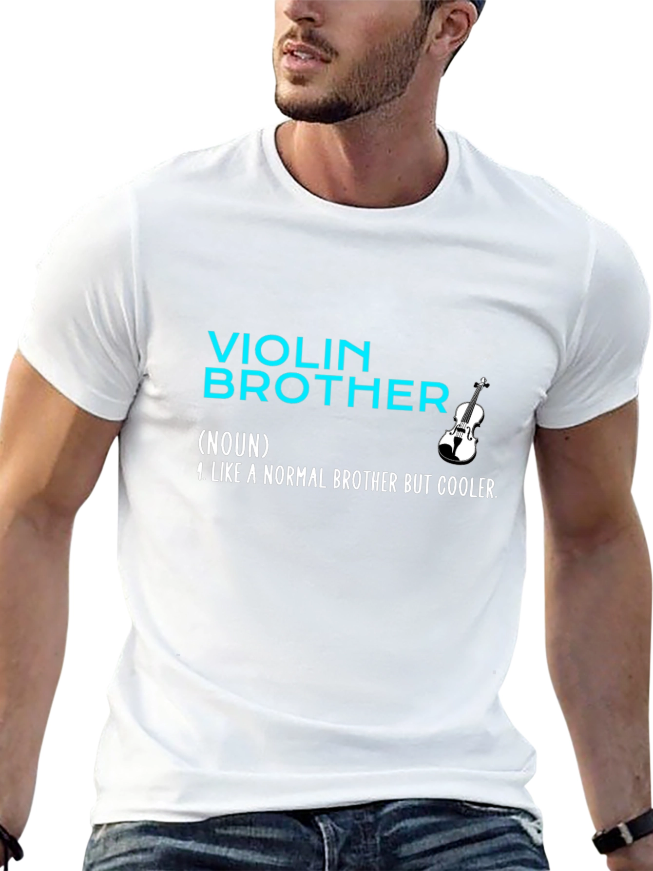 Violin Brother T-Shirt - Cool Musician Tee