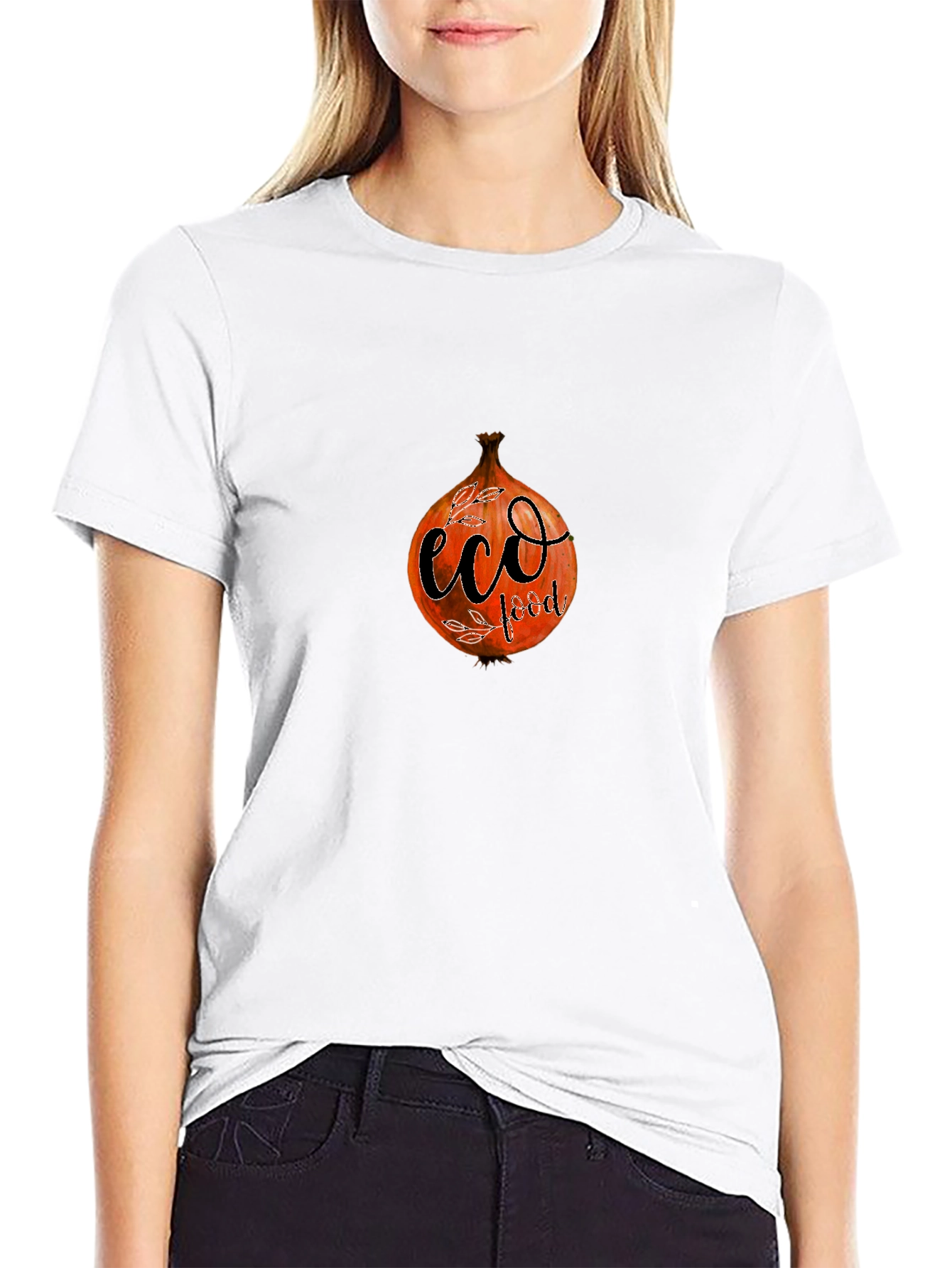 Eco Food Onion Graphic T-Shirt