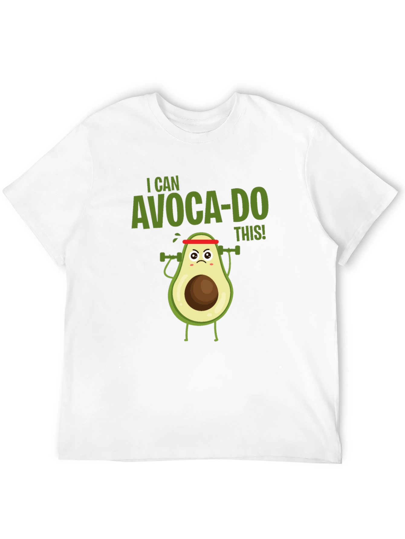 I Can Avoca-Do This! Funny Avocado Workout T-Shirt