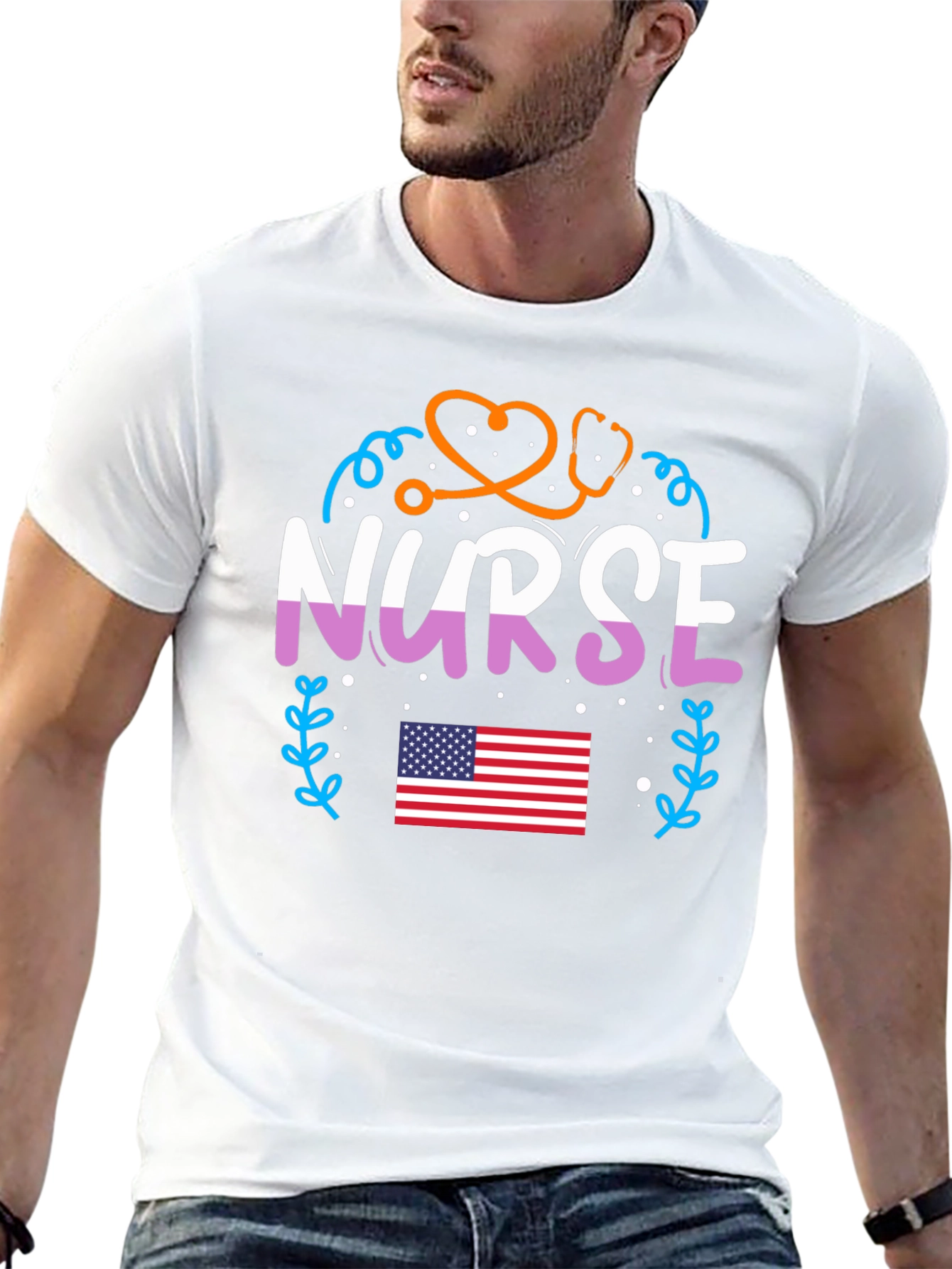 Patriotic Nurse T-Shirt