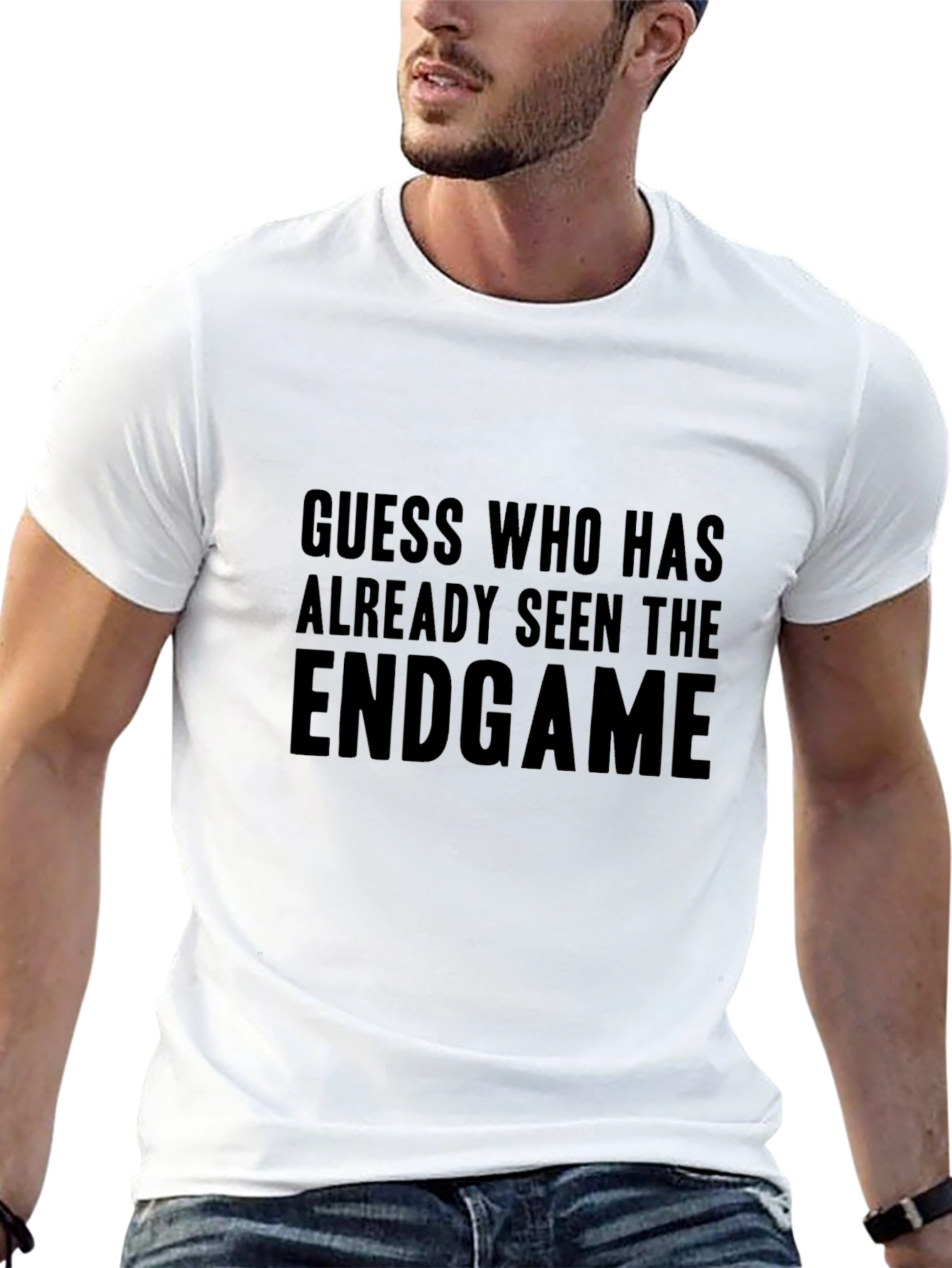 Endgame Movie Spoiler Black Tee