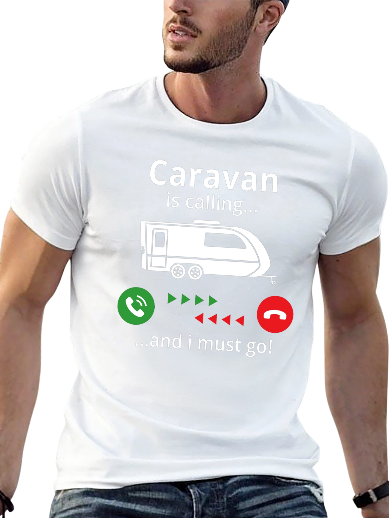 Caravan Calling T-Shirt - Camper Van Adventure Tee