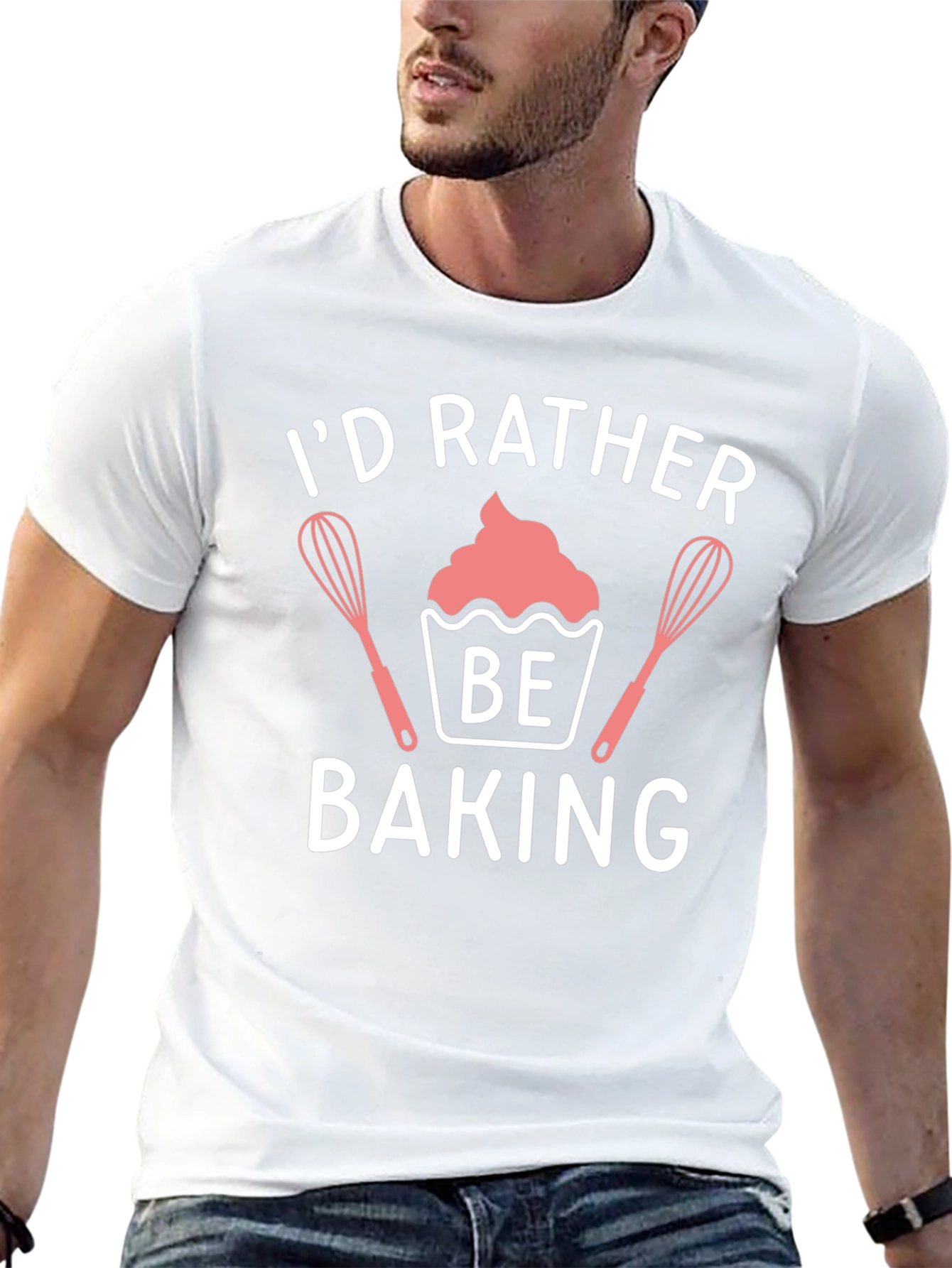 Id Rather Be Baking T-Shirt