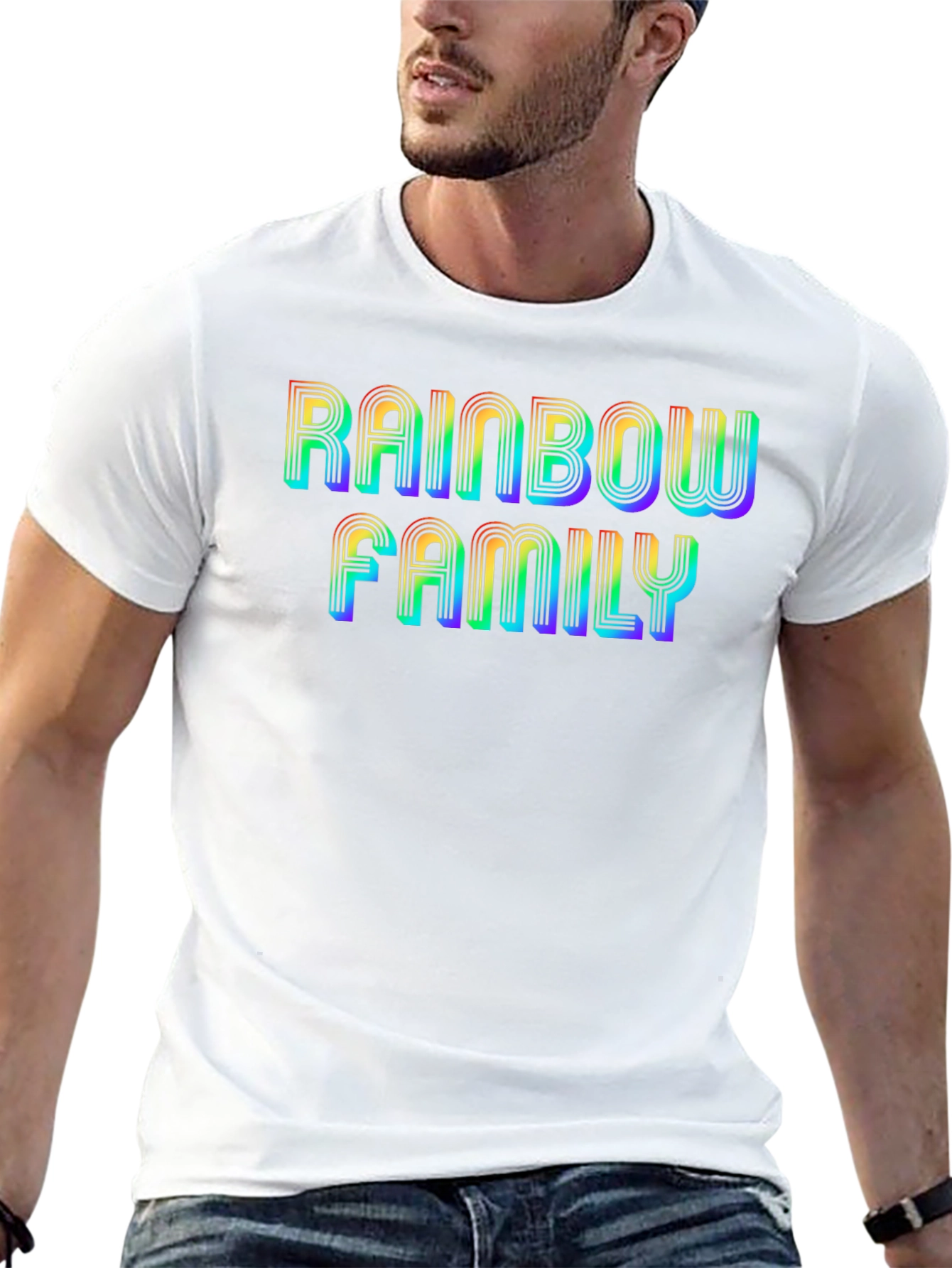 Rainbow Family Graphic Tee - Pride Apparel