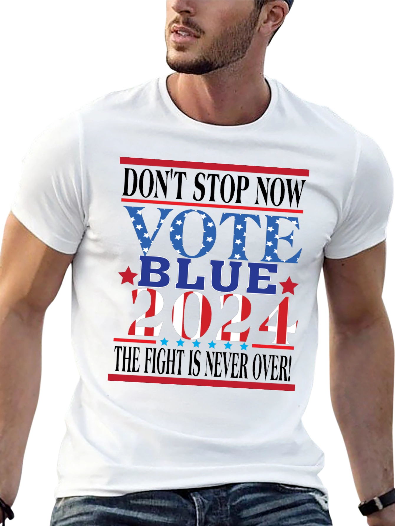 Vote Blue 2024 Graphic T-Shirt