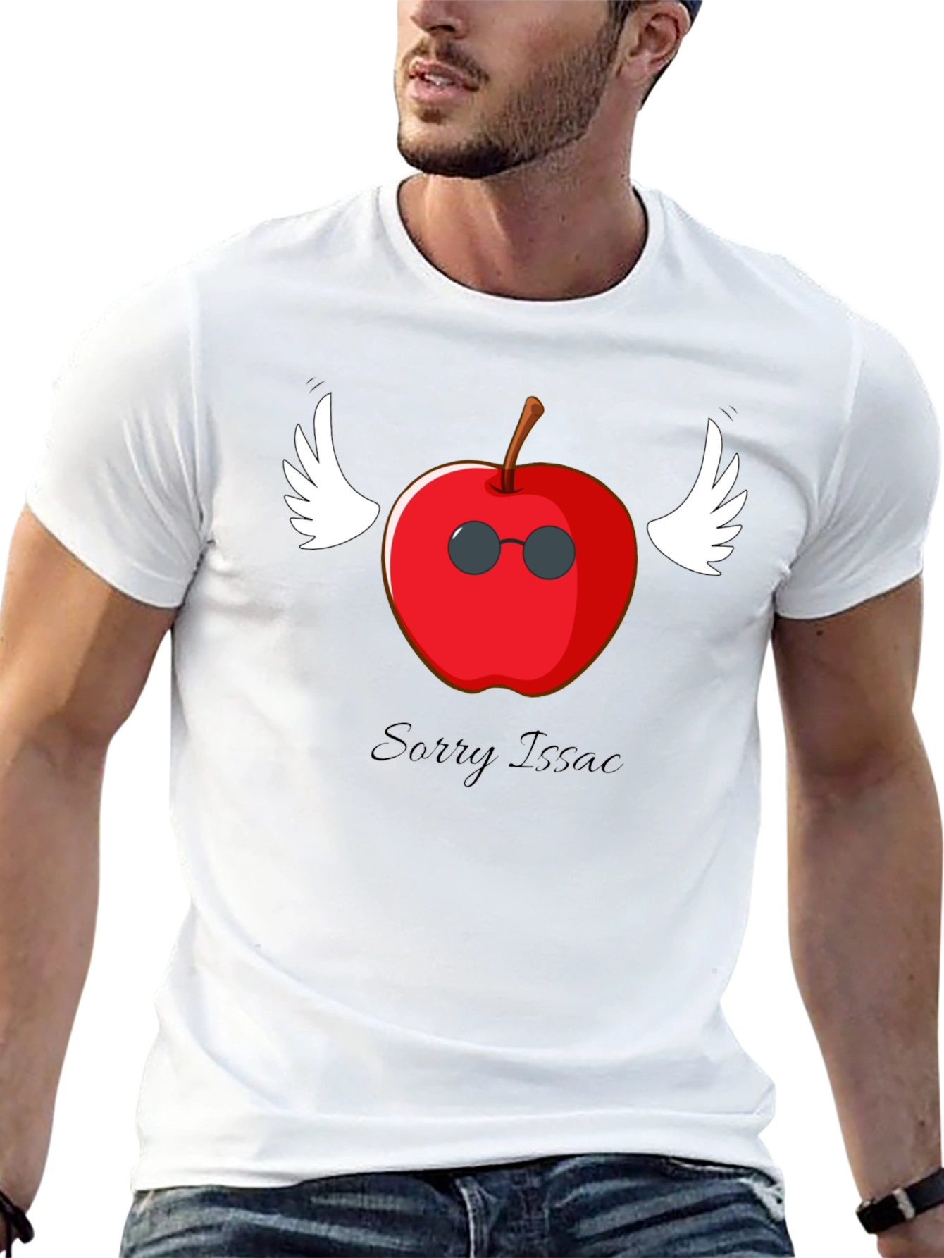 Sorry Issac Apple T-Shirt