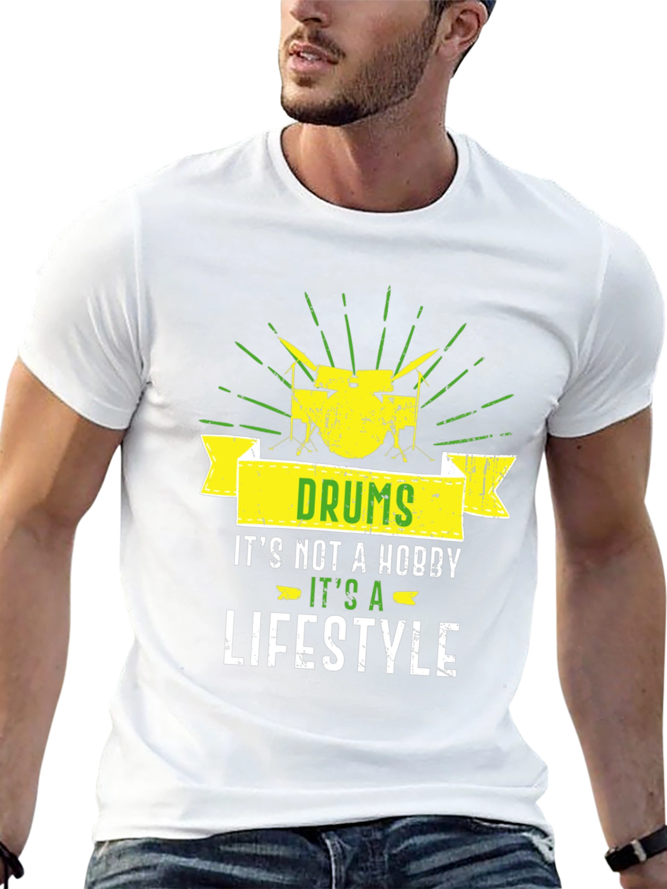 Drums Lifestyle Graphic Tee