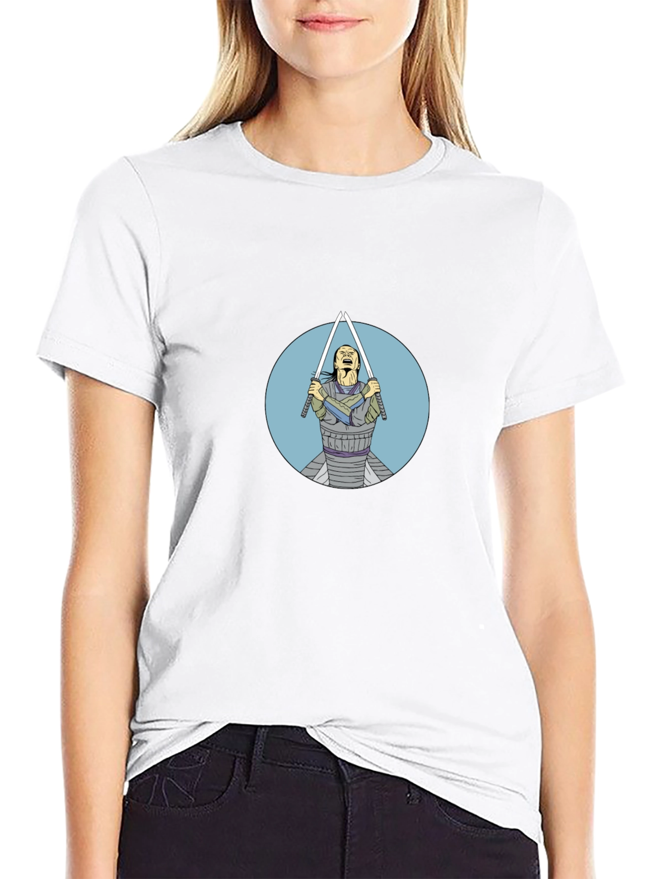 Samurai Swordsman Graphic Tee
