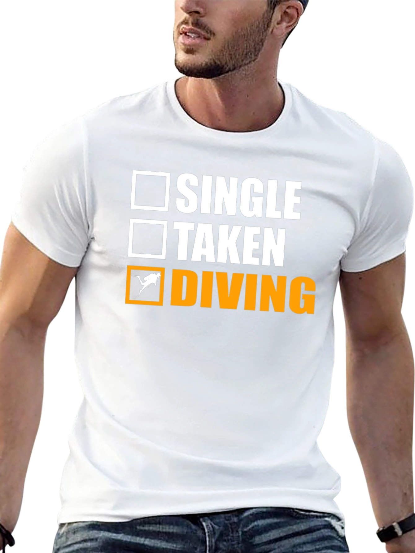 Single Taken Diving T-Shirt Diver Gift