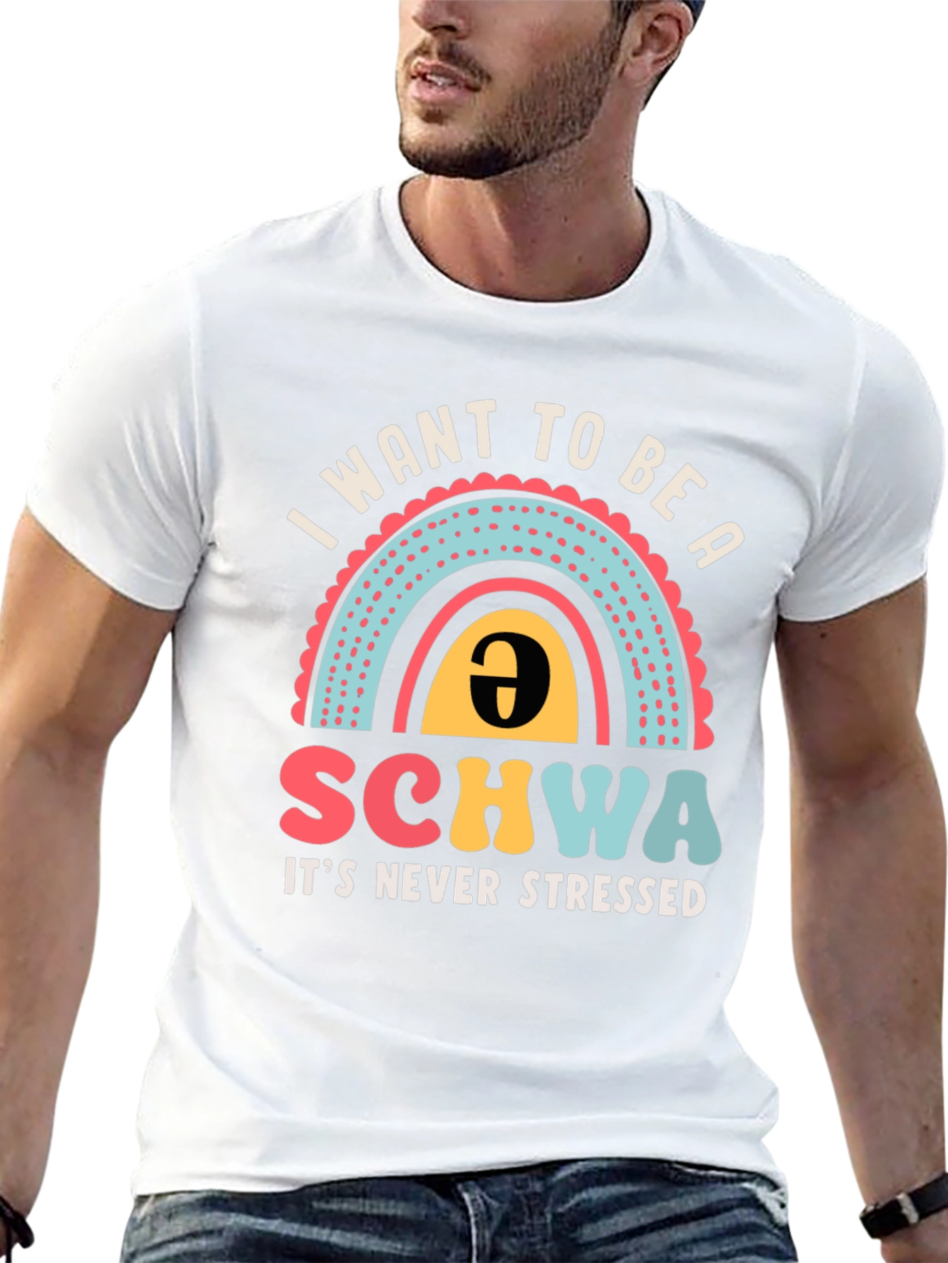 Schwa T-Shirt - Never Stressed Black Tee