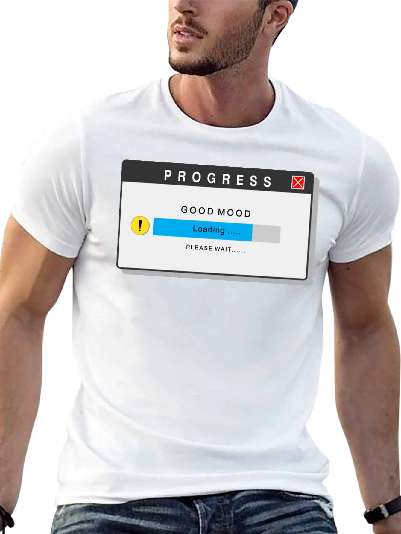 Good Mood Loading T-Shirt - Soft Cotton Comfort