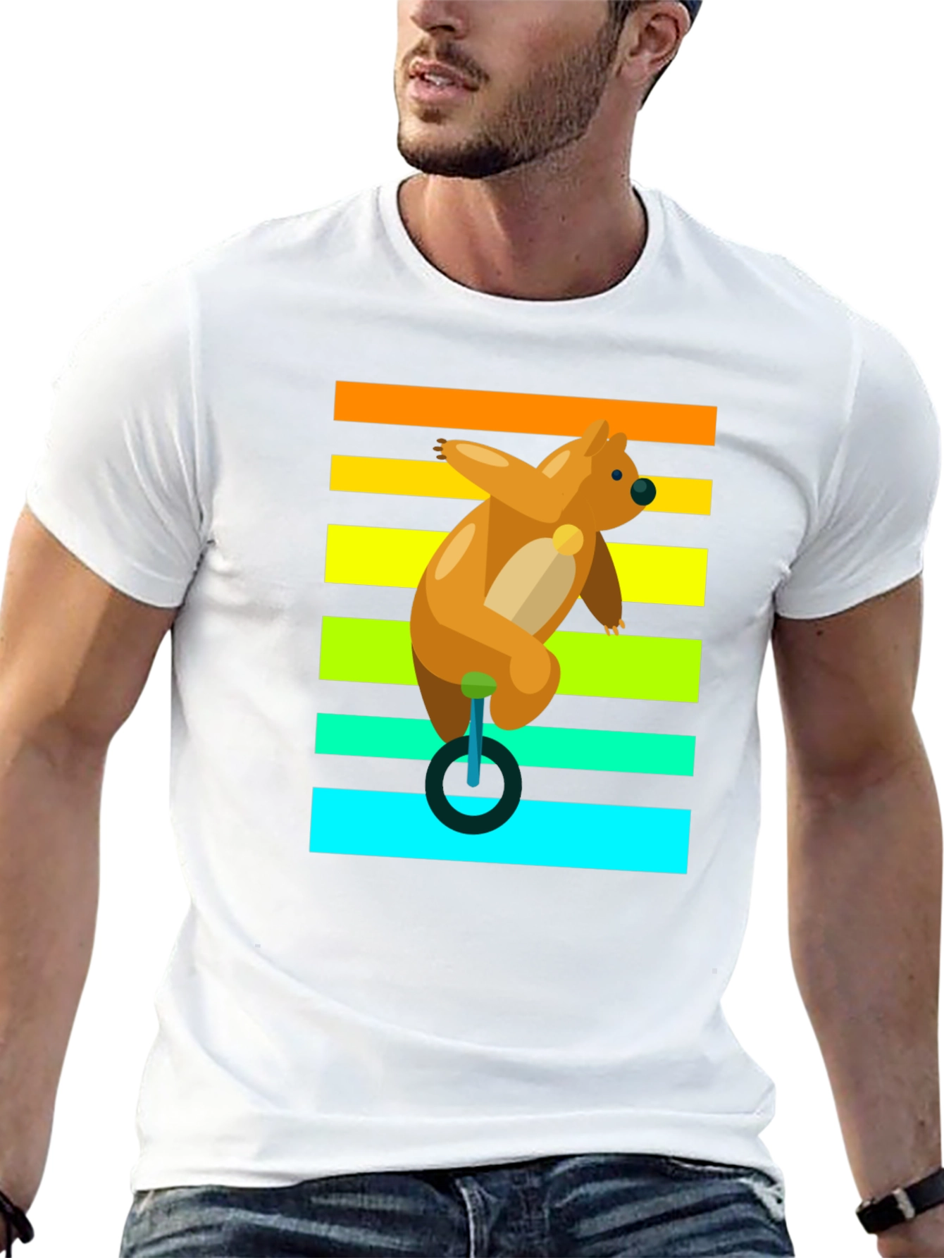 Koala Bear Unicycle Graphic Tee