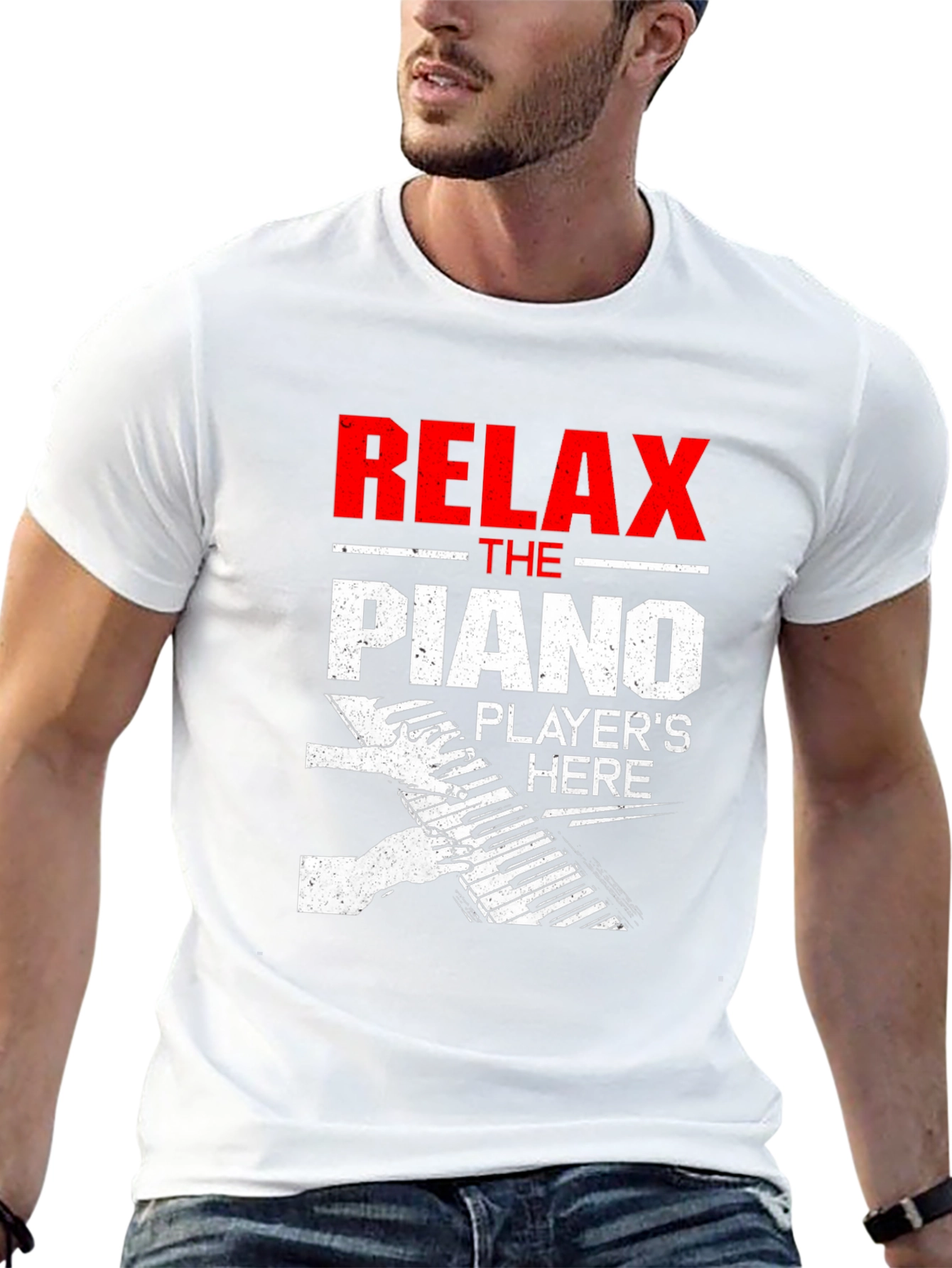 Relax The Piano Players Here T-Shirt