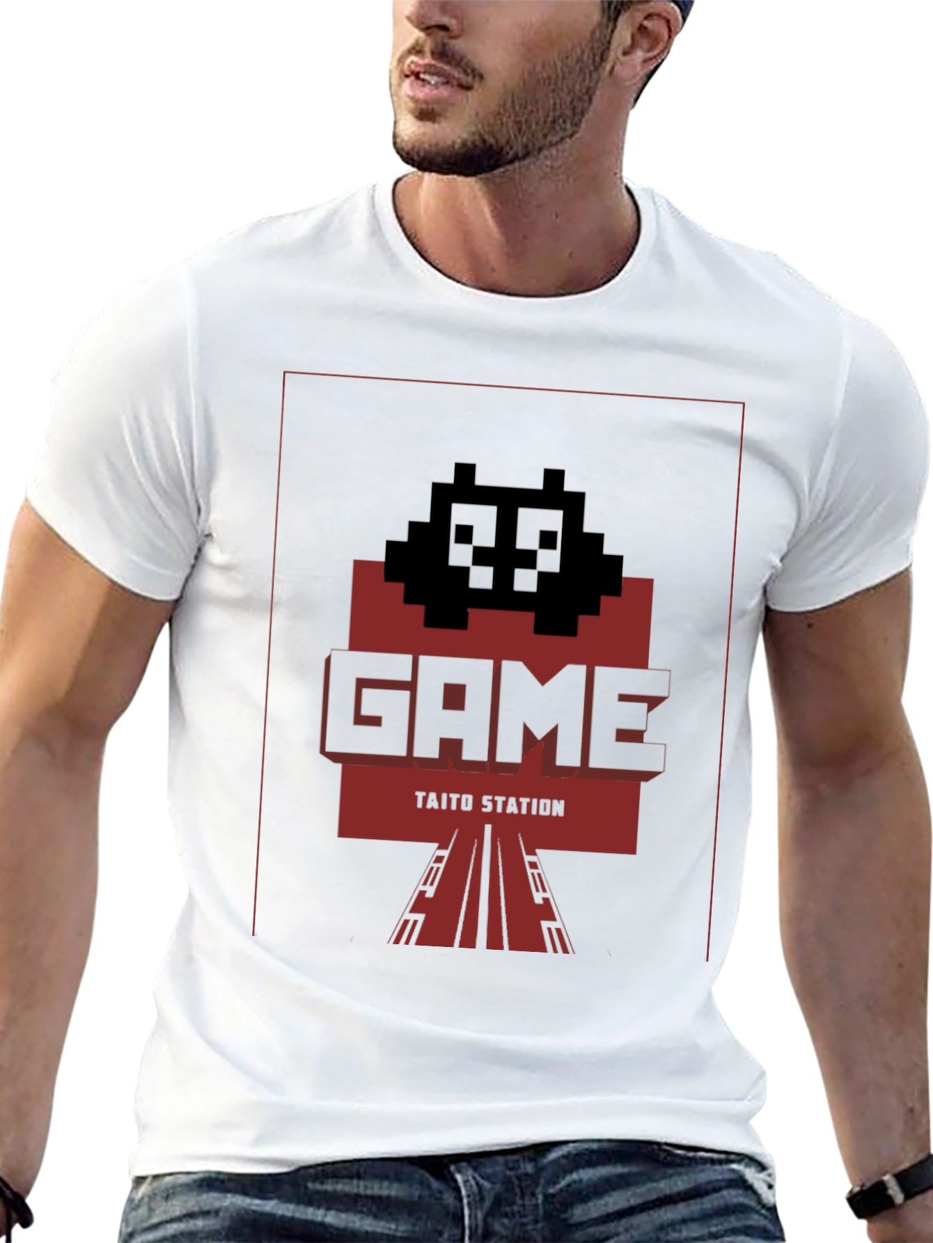 Retro Game Taito Station Graphic Tee