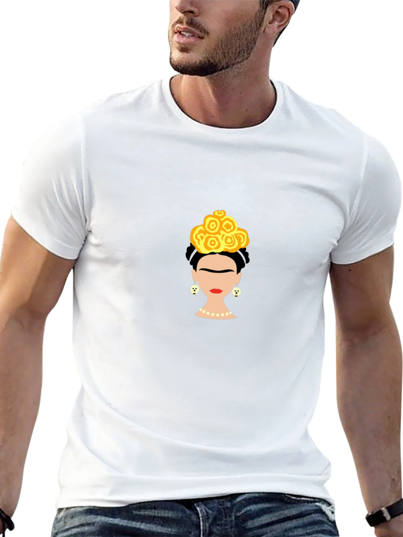 Frida Kahlo Graphic Tee - Stylish Portrait Shirt