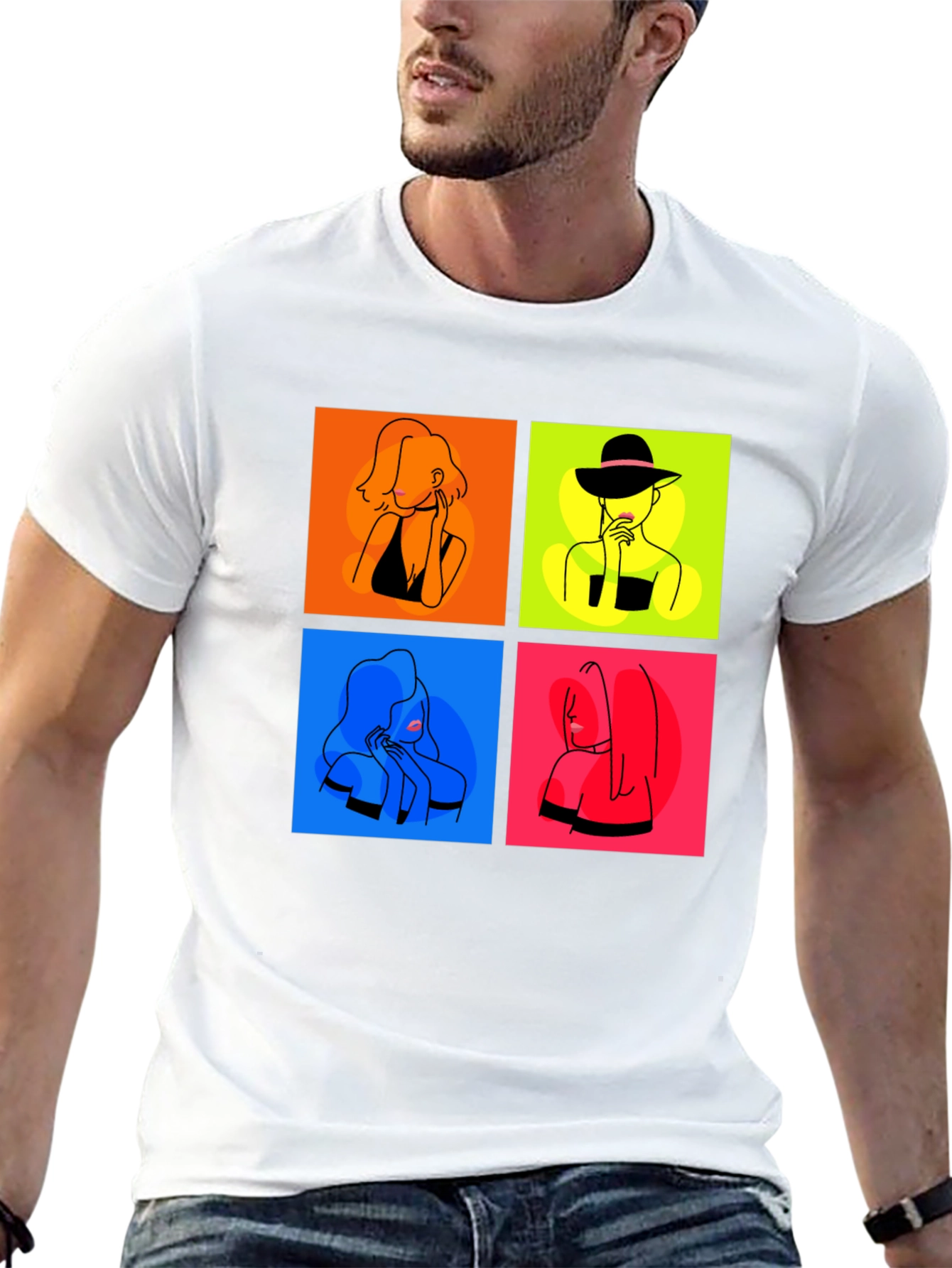 Modern Art Womens T-Shirt