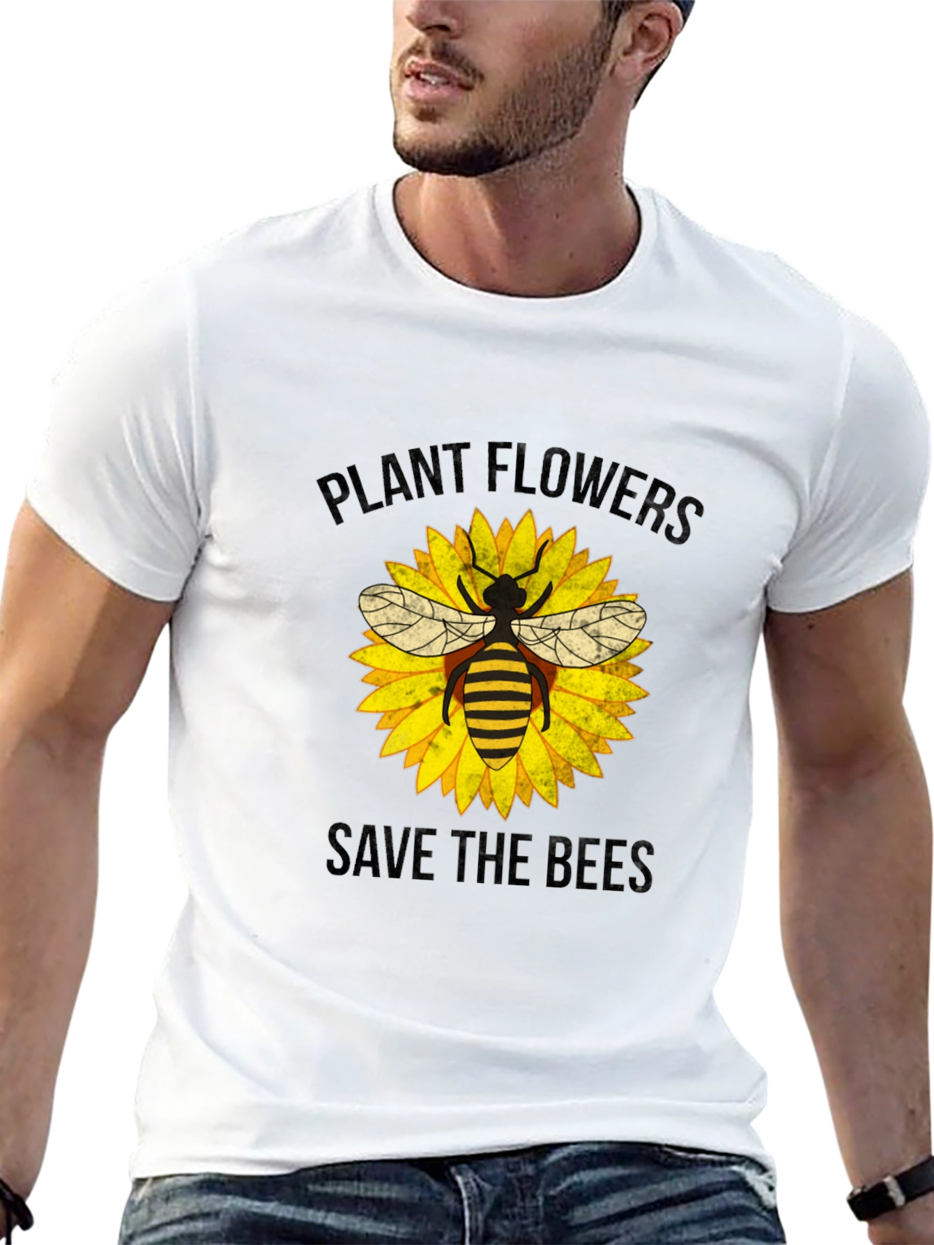 Plant Flowers Save The Bees T-Shirt