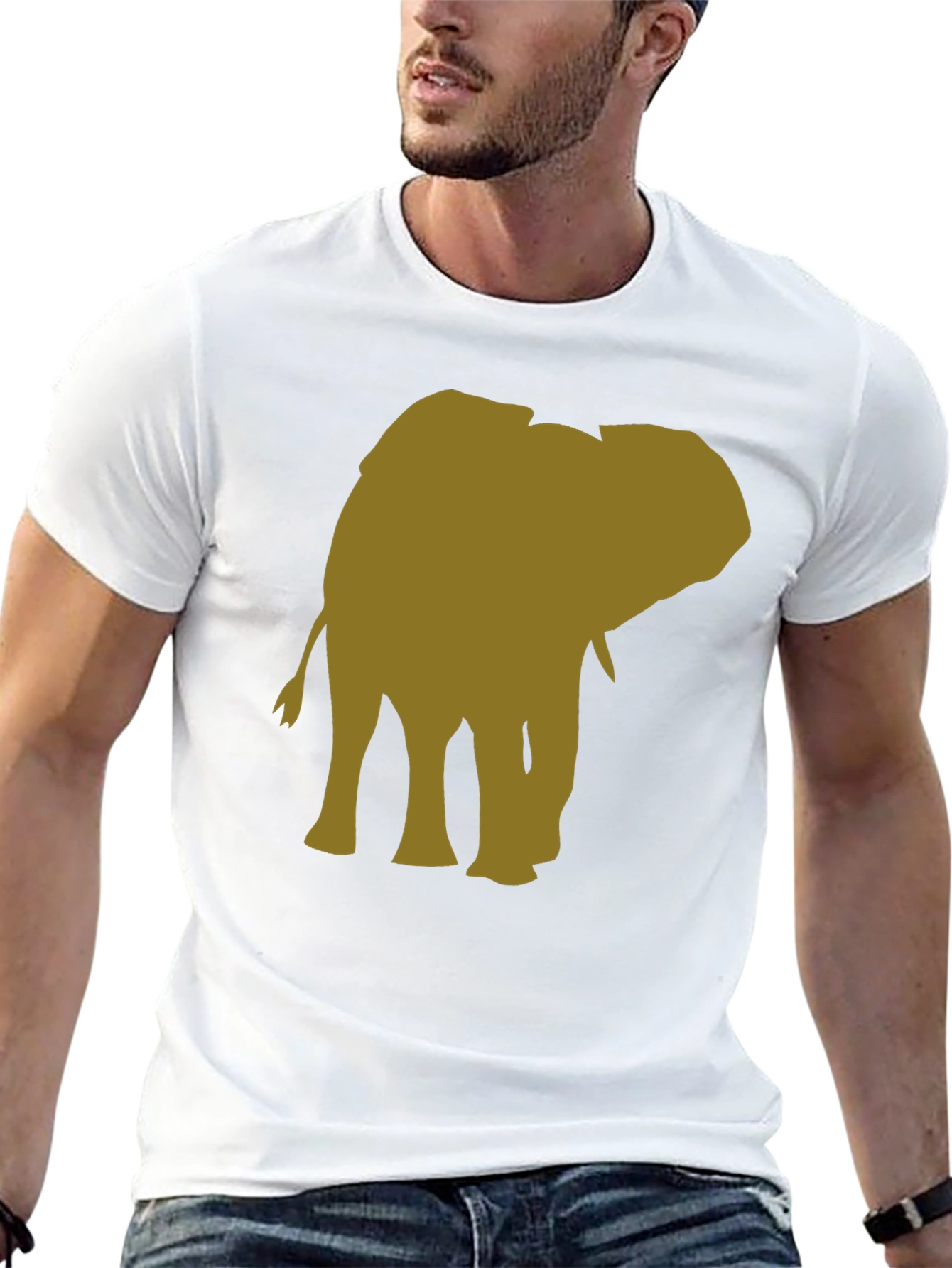 Elephant Graphic T-Shirt - Black