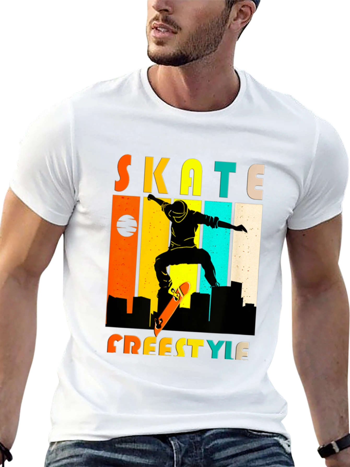 Skate Freestyle Graphic Tee - Urban Style