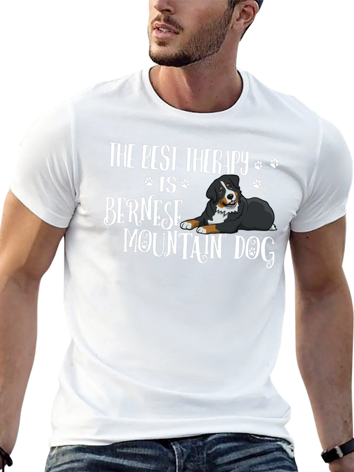 Bernese Mountain Dog Therapy T-Shirt