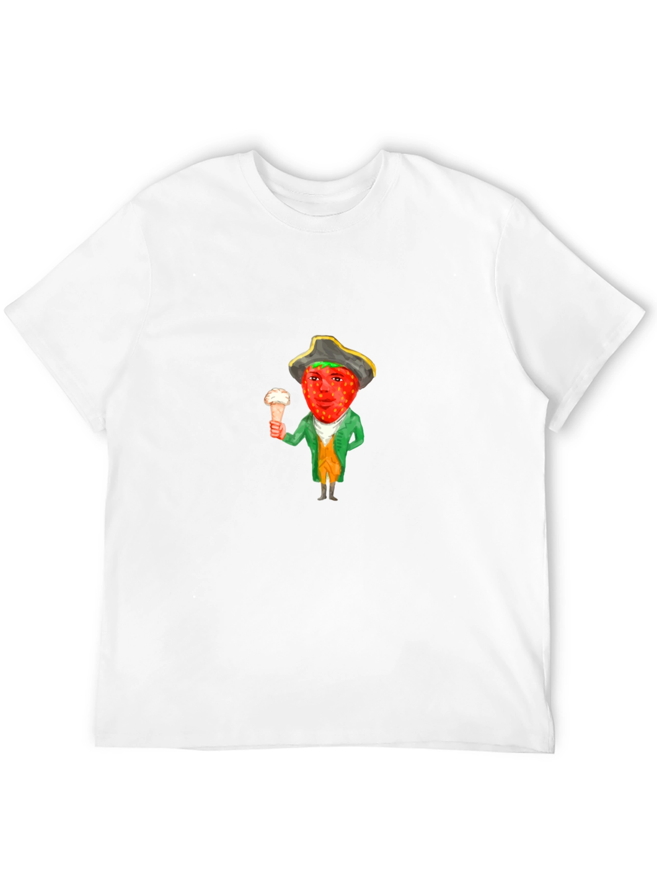 Strawberry Gentleman T-Shirt - Unique Graphic Tee