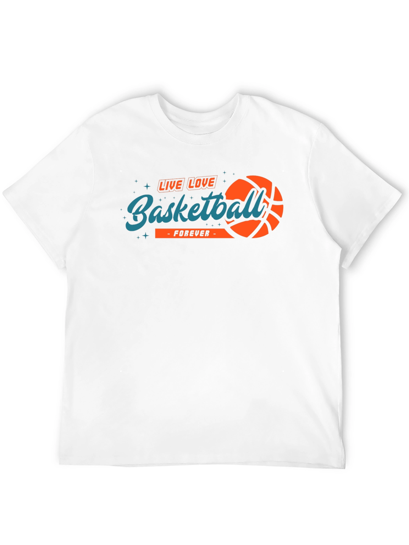 Live Love Basketball Forever Black Tee