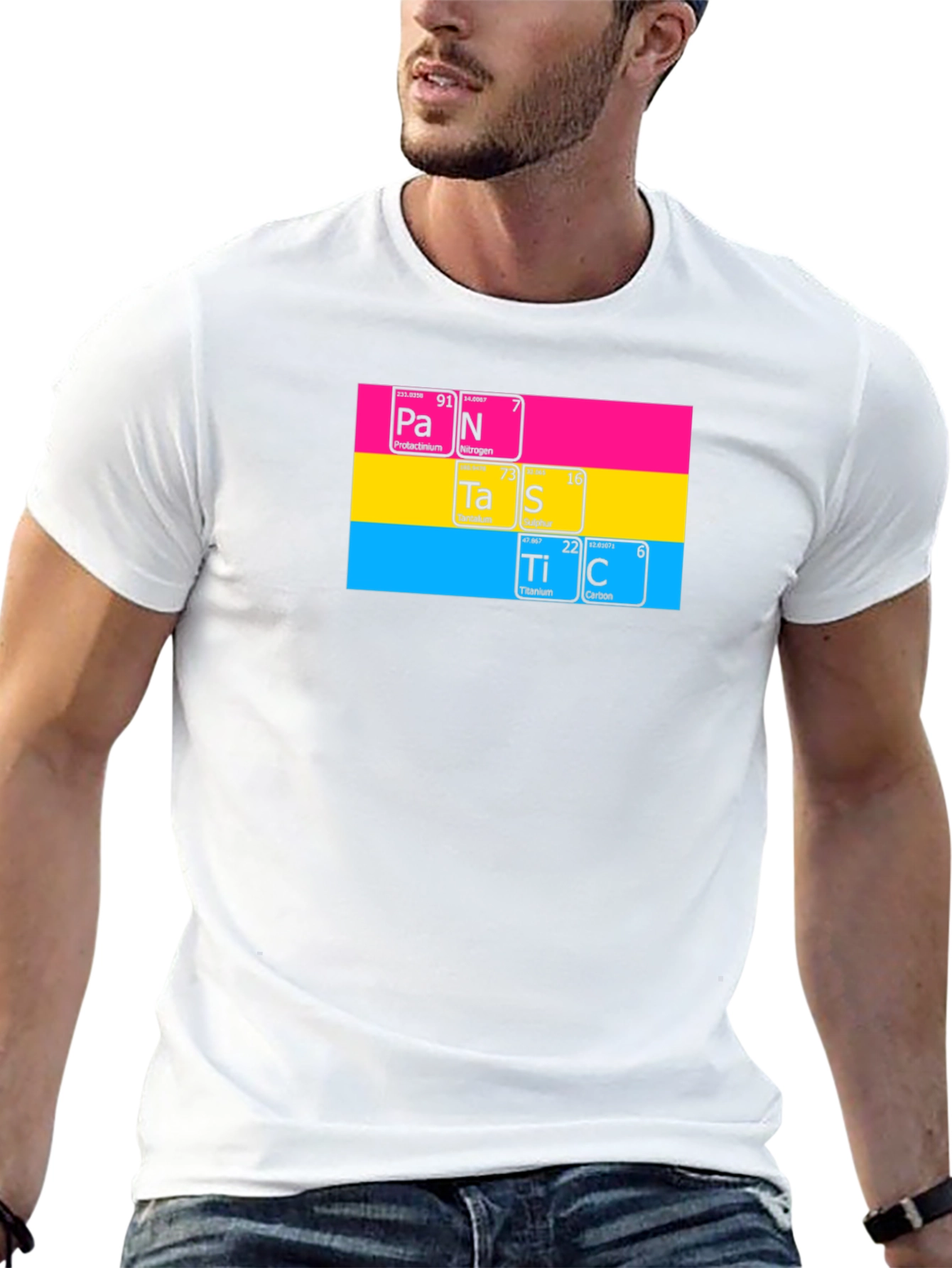 Pan Periodic Table T-Shirt - Black Pride Tee