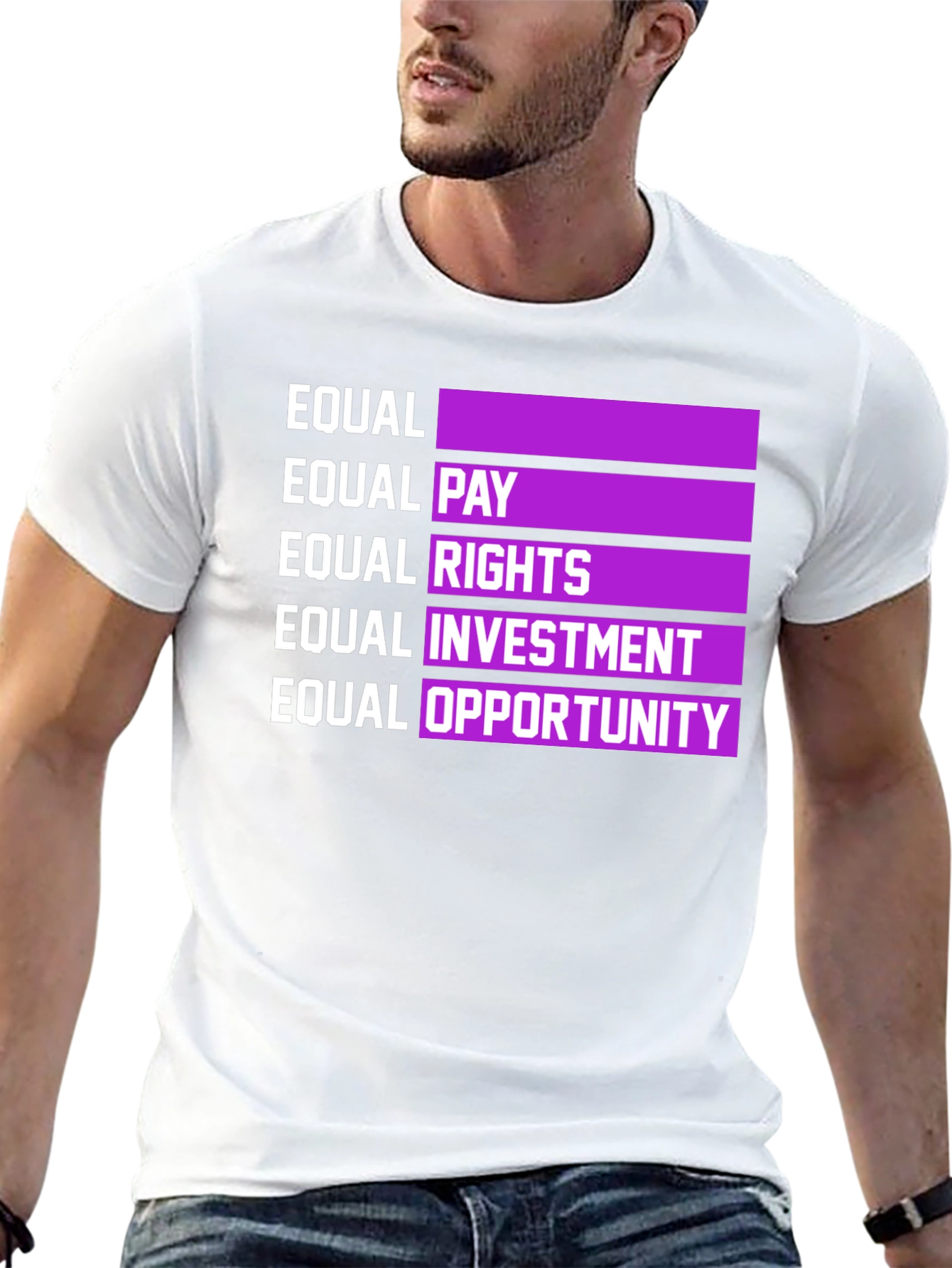 Equality Advocate Tee - Equal Pay Rights Opportunity