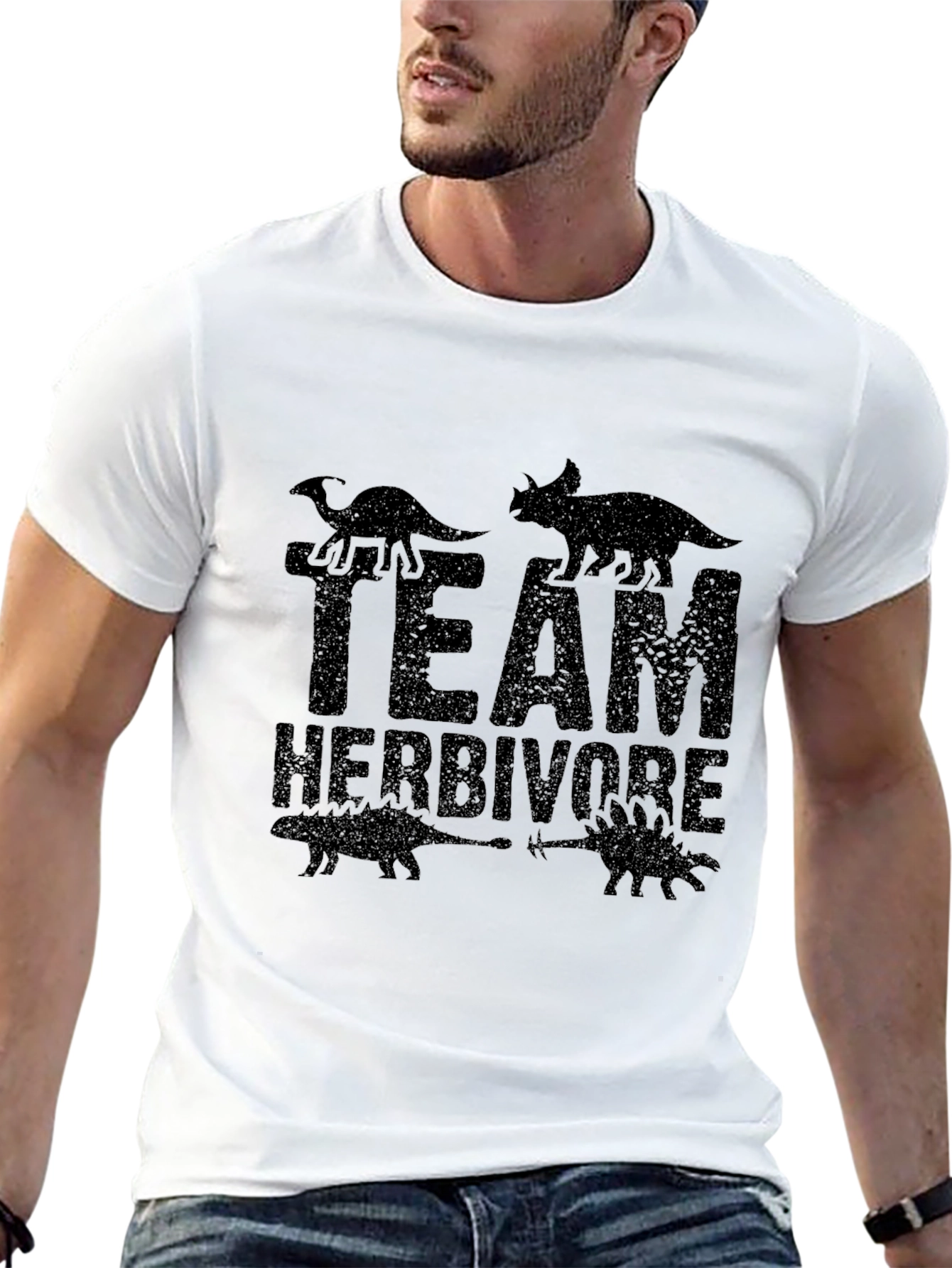 Team Herbivore Black Graphic T-Shirt
