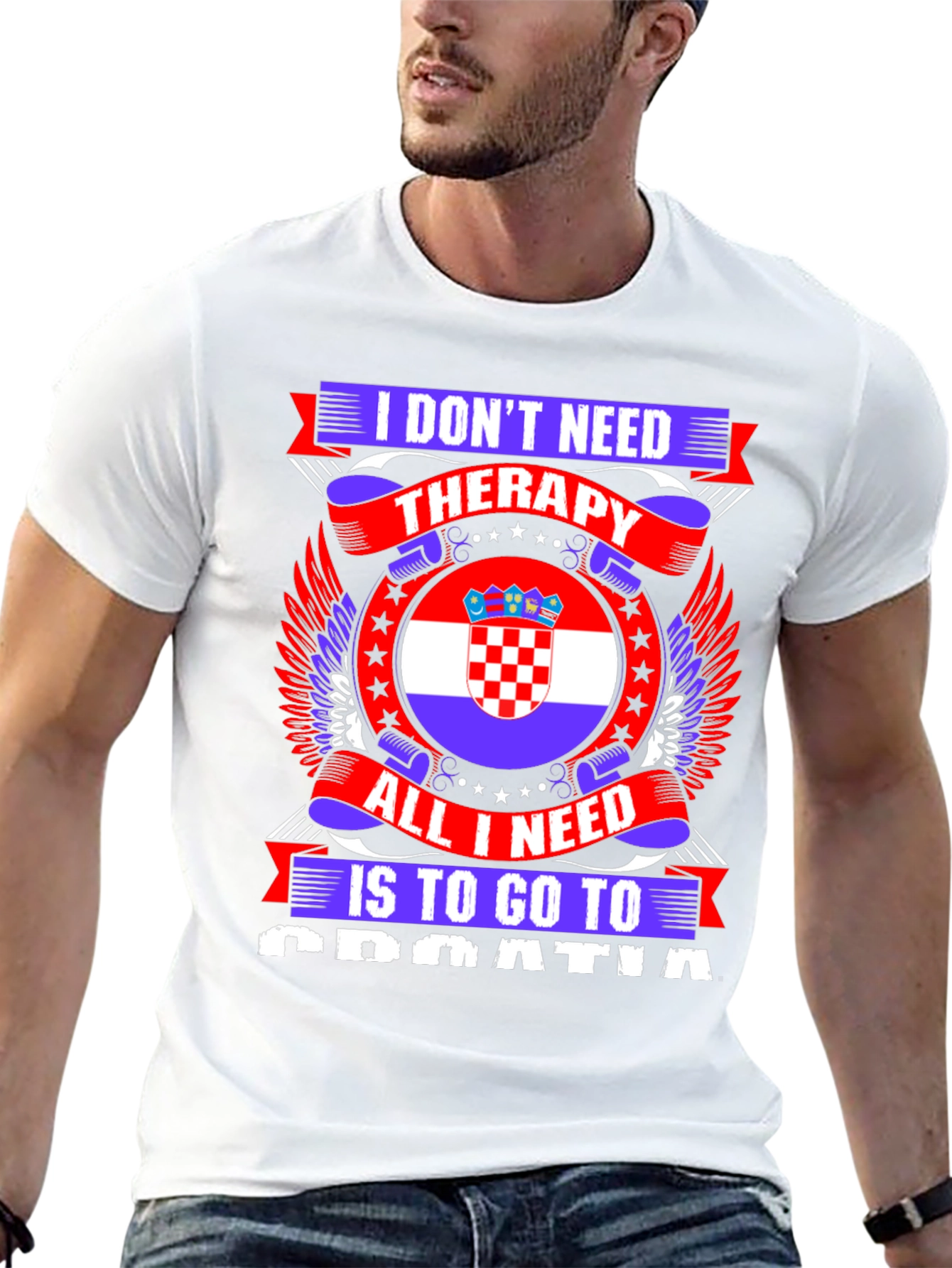 Croatia Therapy T-Shirt