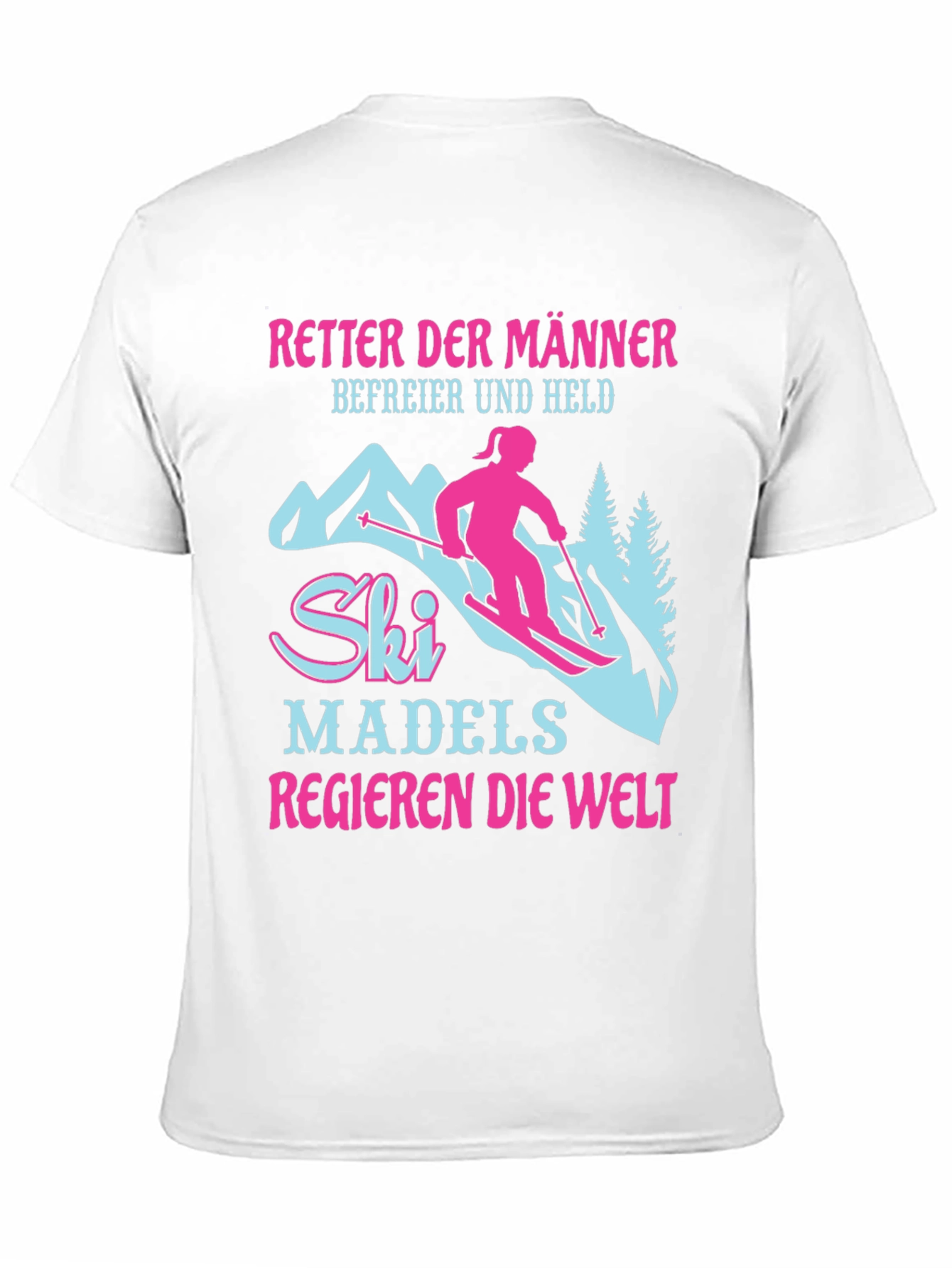 Ski Madels Regieren T-Shirt | Fun Skiing Tee