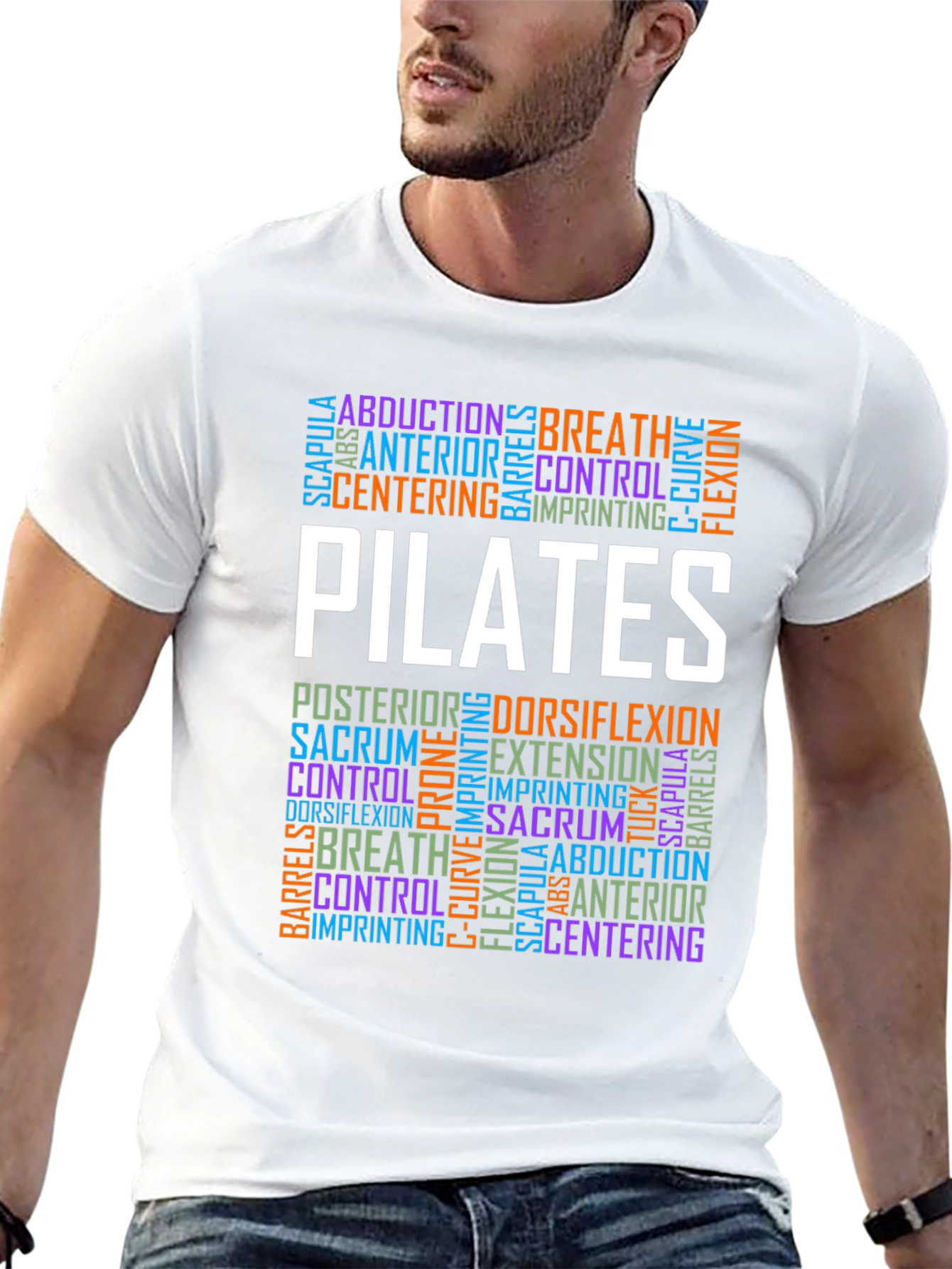 Pilates Word Art T-Shirt