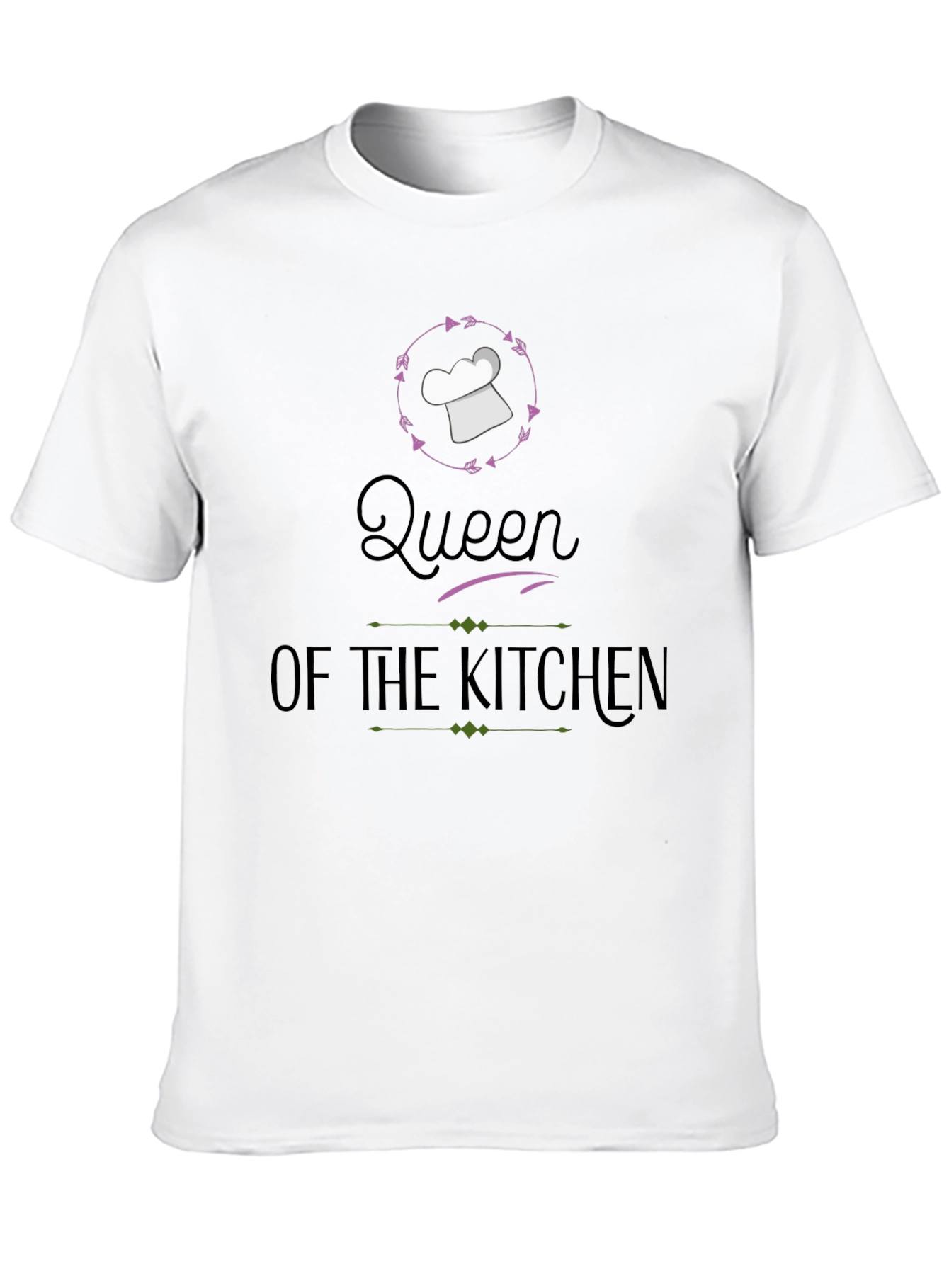 Queen of the Kitchen Black T-Shirt