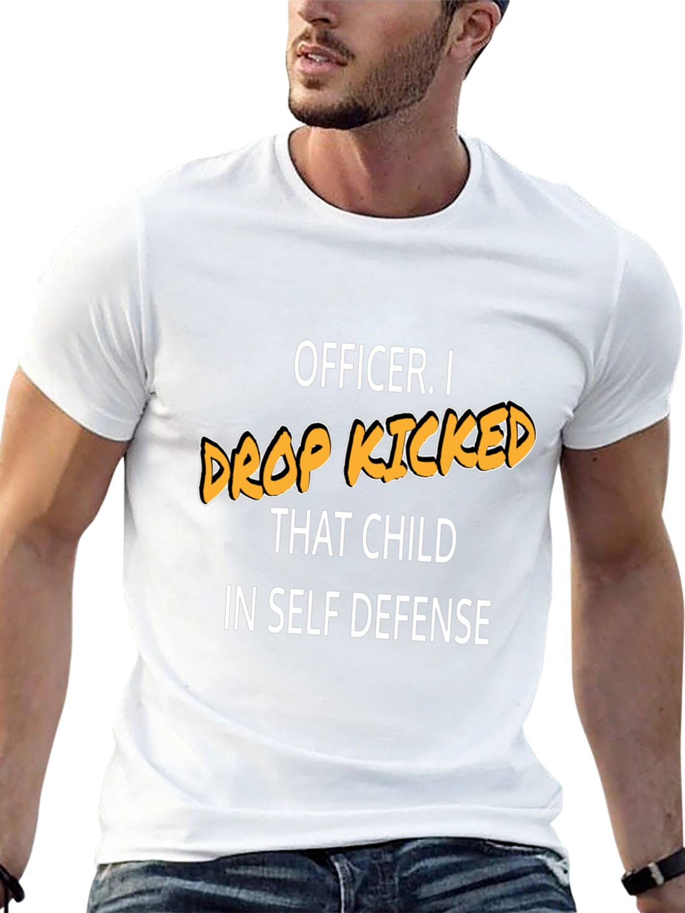 Funny Drop Kicked That Child Graphic Tee