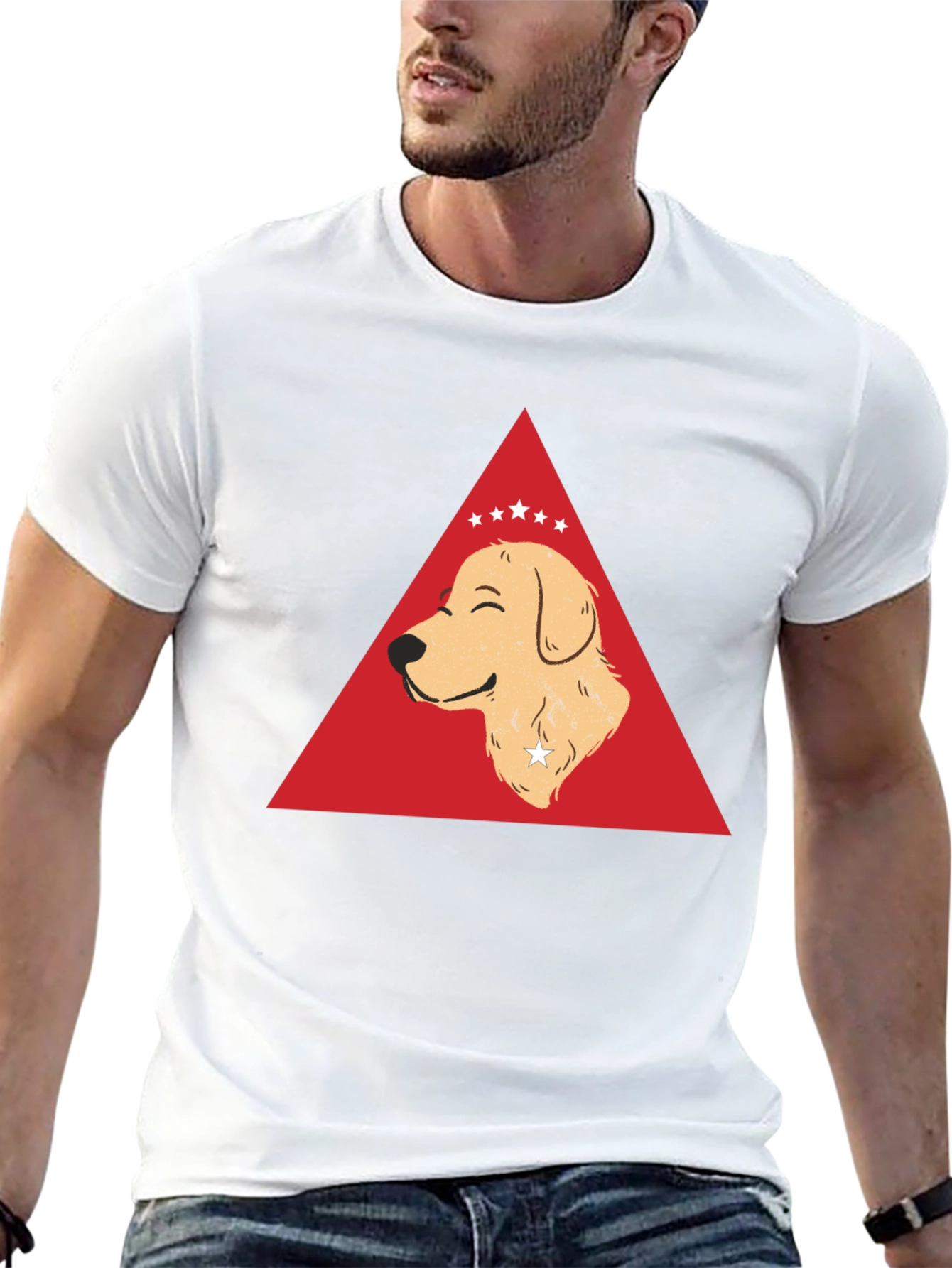 Golden Retriever Graphic Tee - Cute Dog Shirt