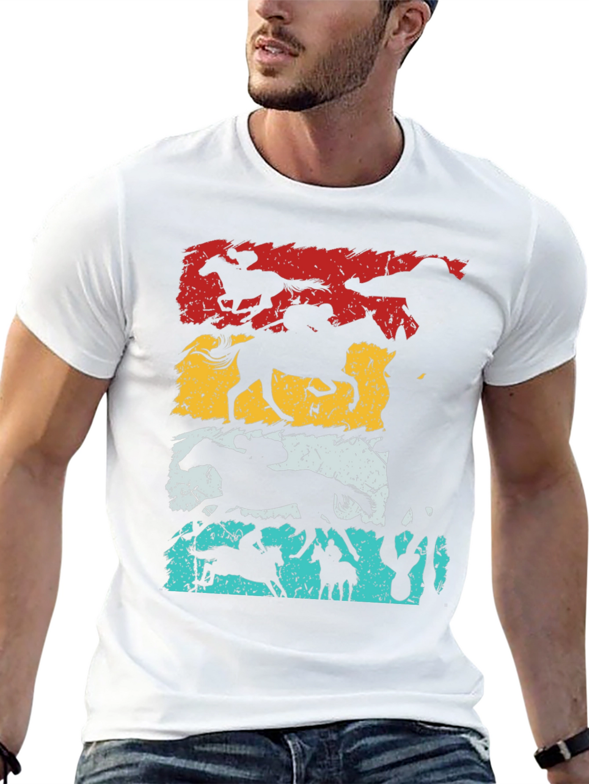 Retro Horse Racing T-Shirt
