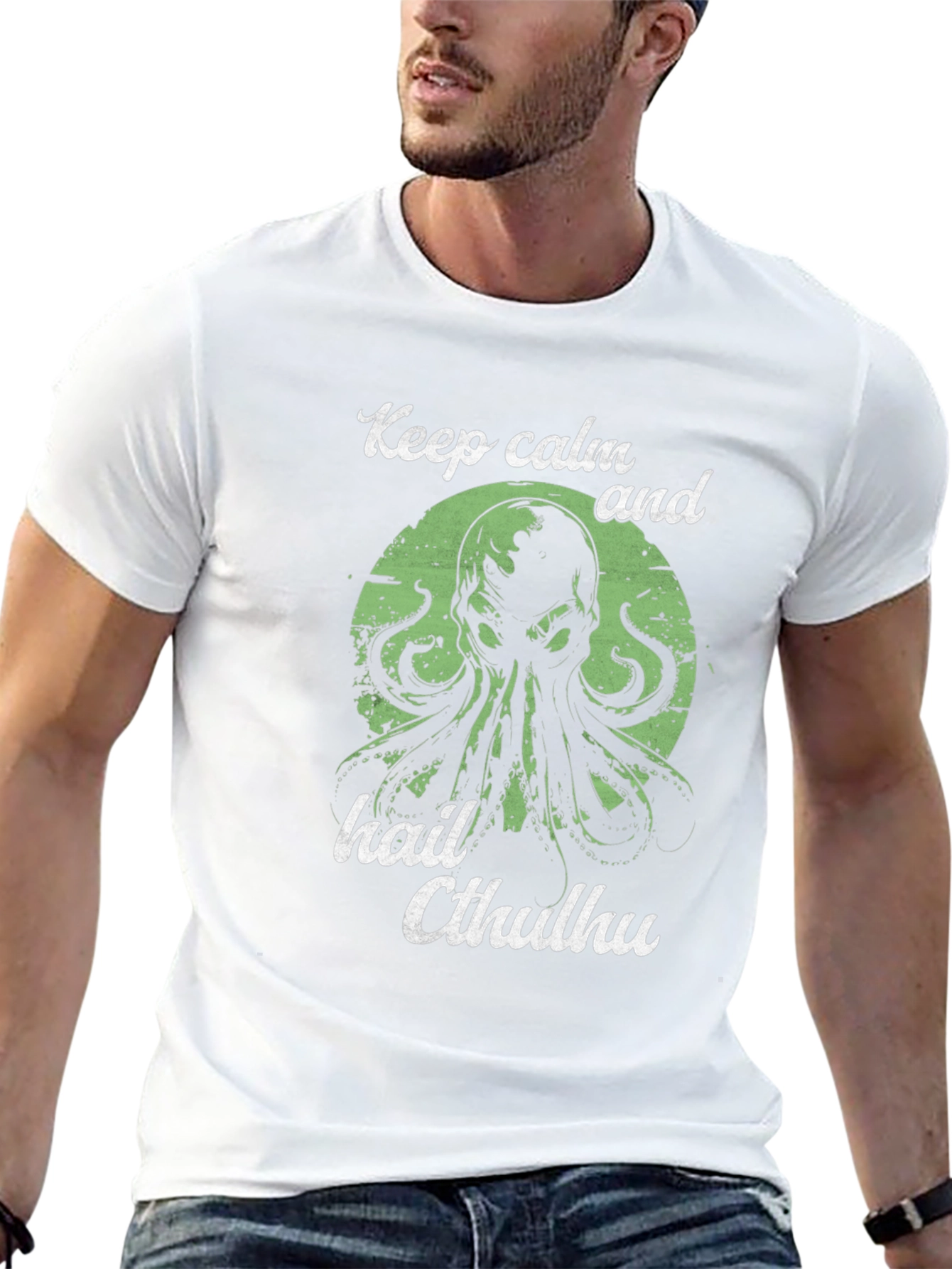 Keep Calm and Hail Cthulhu T-Shirt