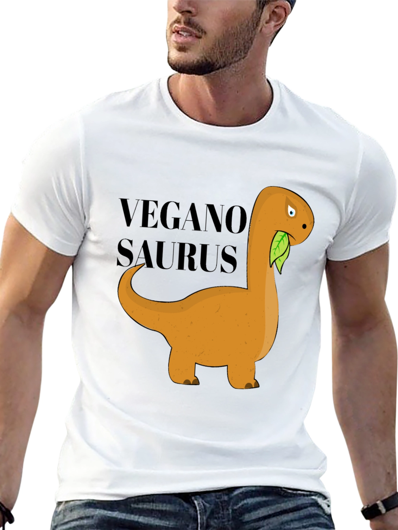 Vegan Dinosaur T-Shirt - Veganosaurus Tee