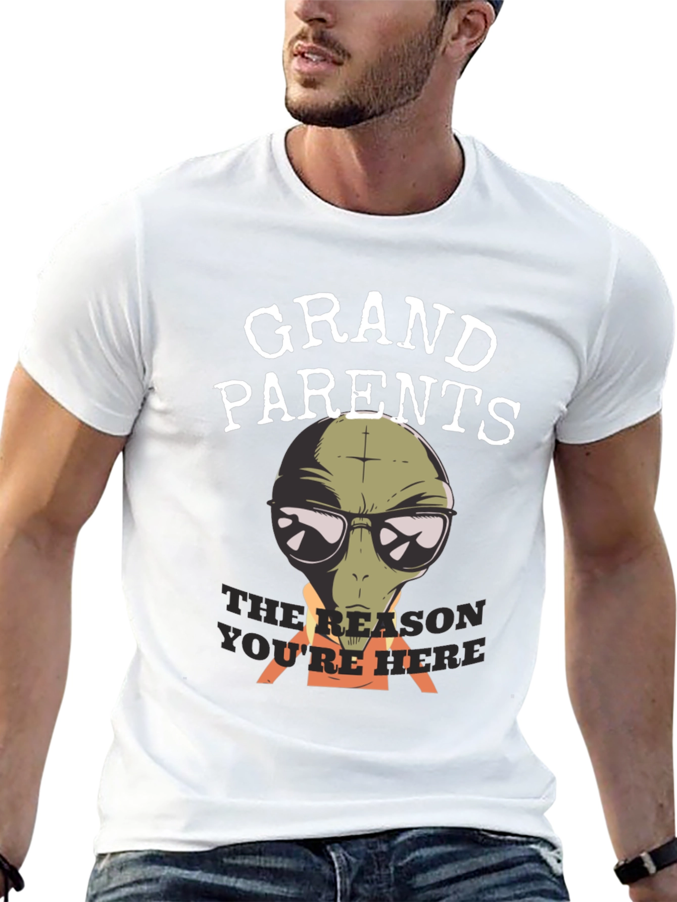 Grandparents Alien Graphic Tee