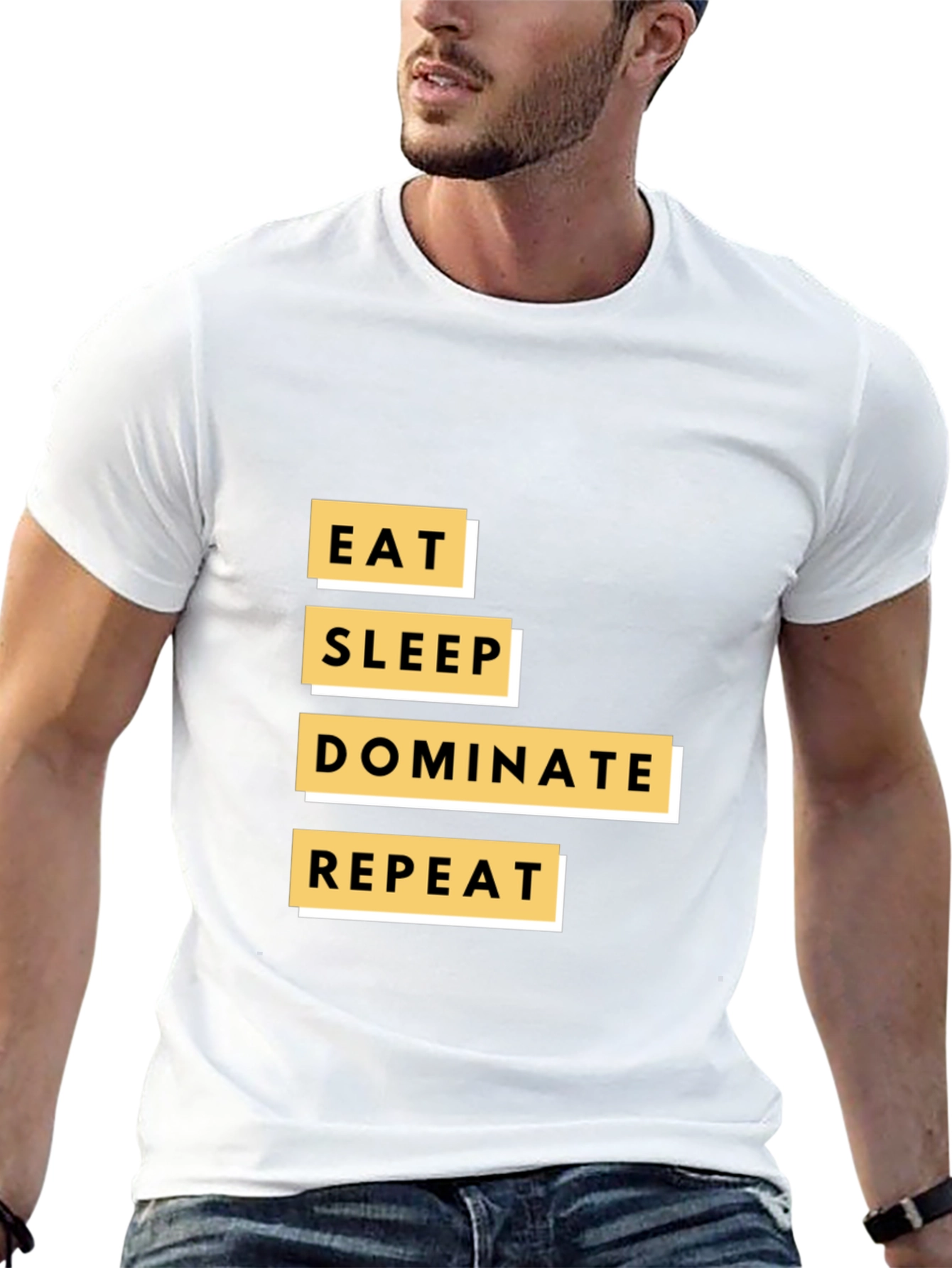 Eat Sleep Dominate Repeat Graphic Tee