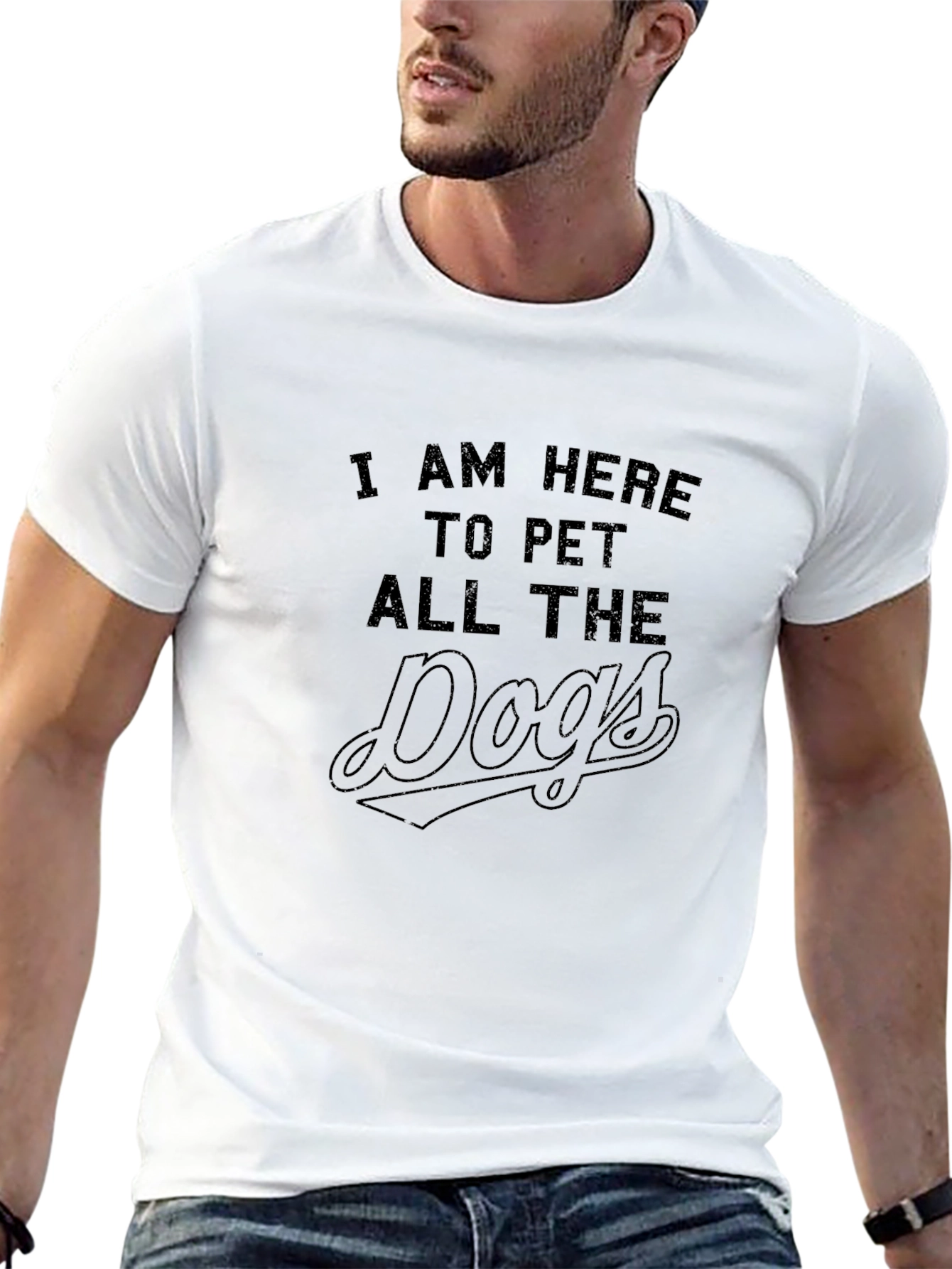 Pet All the Dogs Graphic T-Shirt