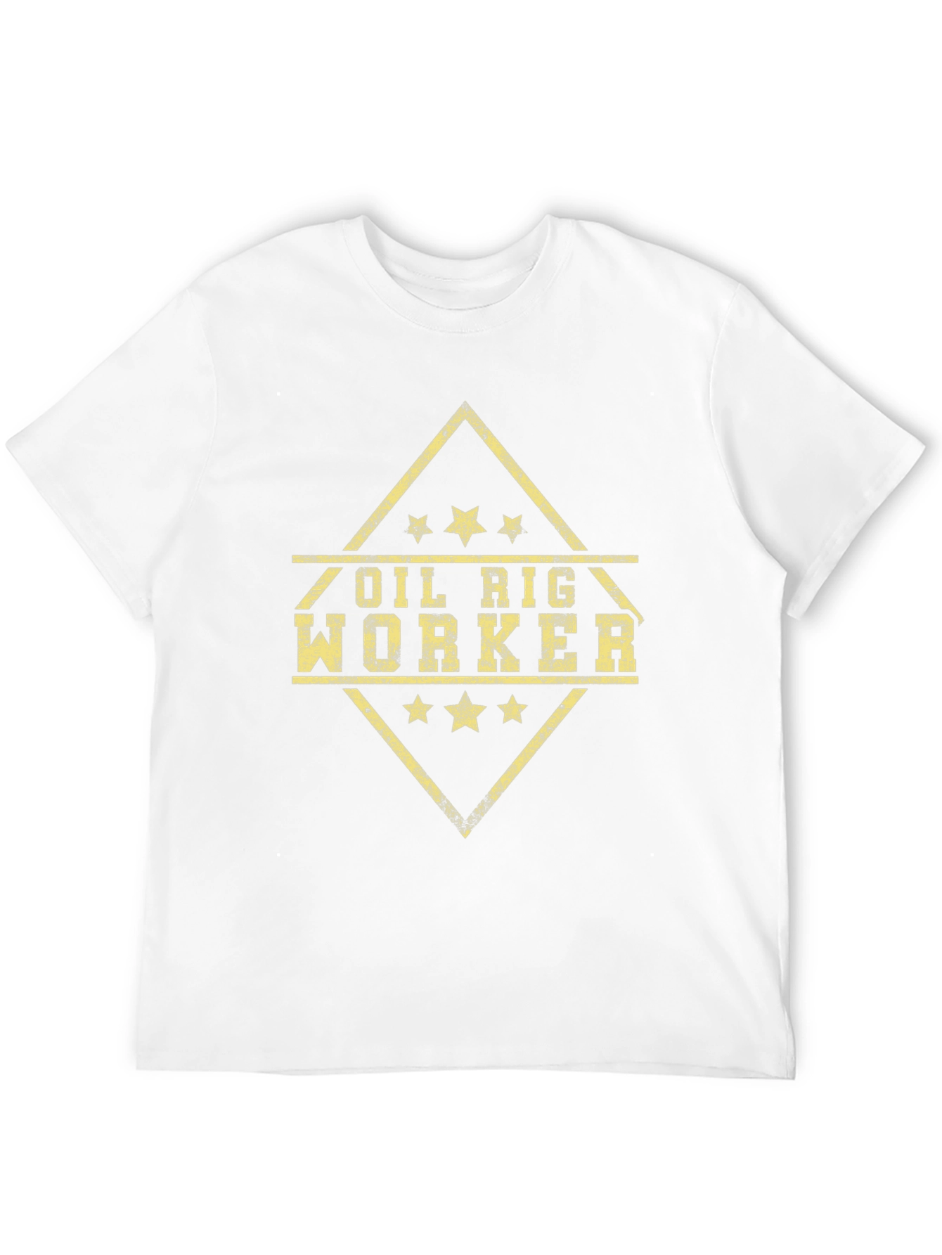 Oil Rig Worker Graphic Tee - Black