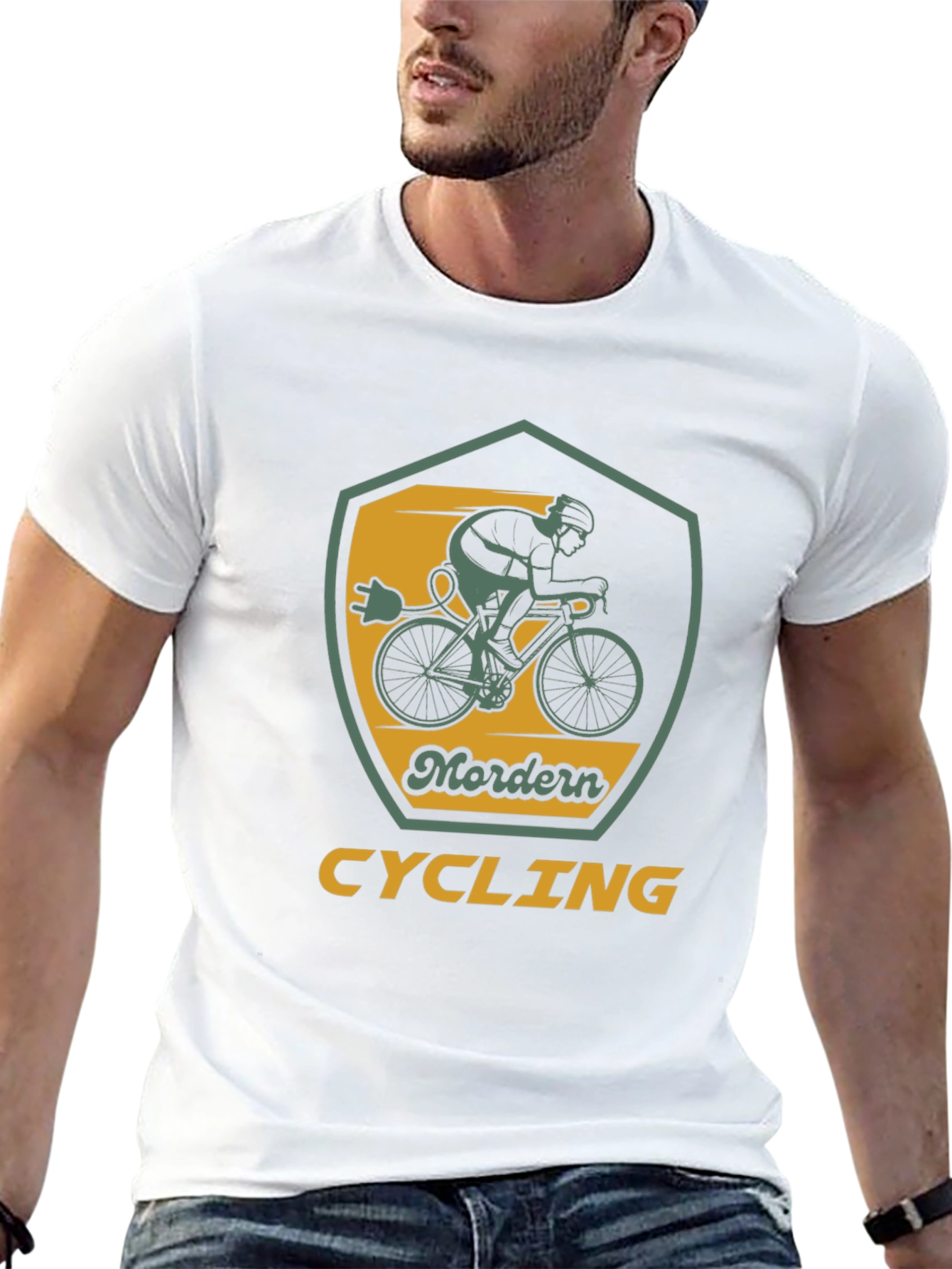 Modern Cycling Electric Bike T-Shirt