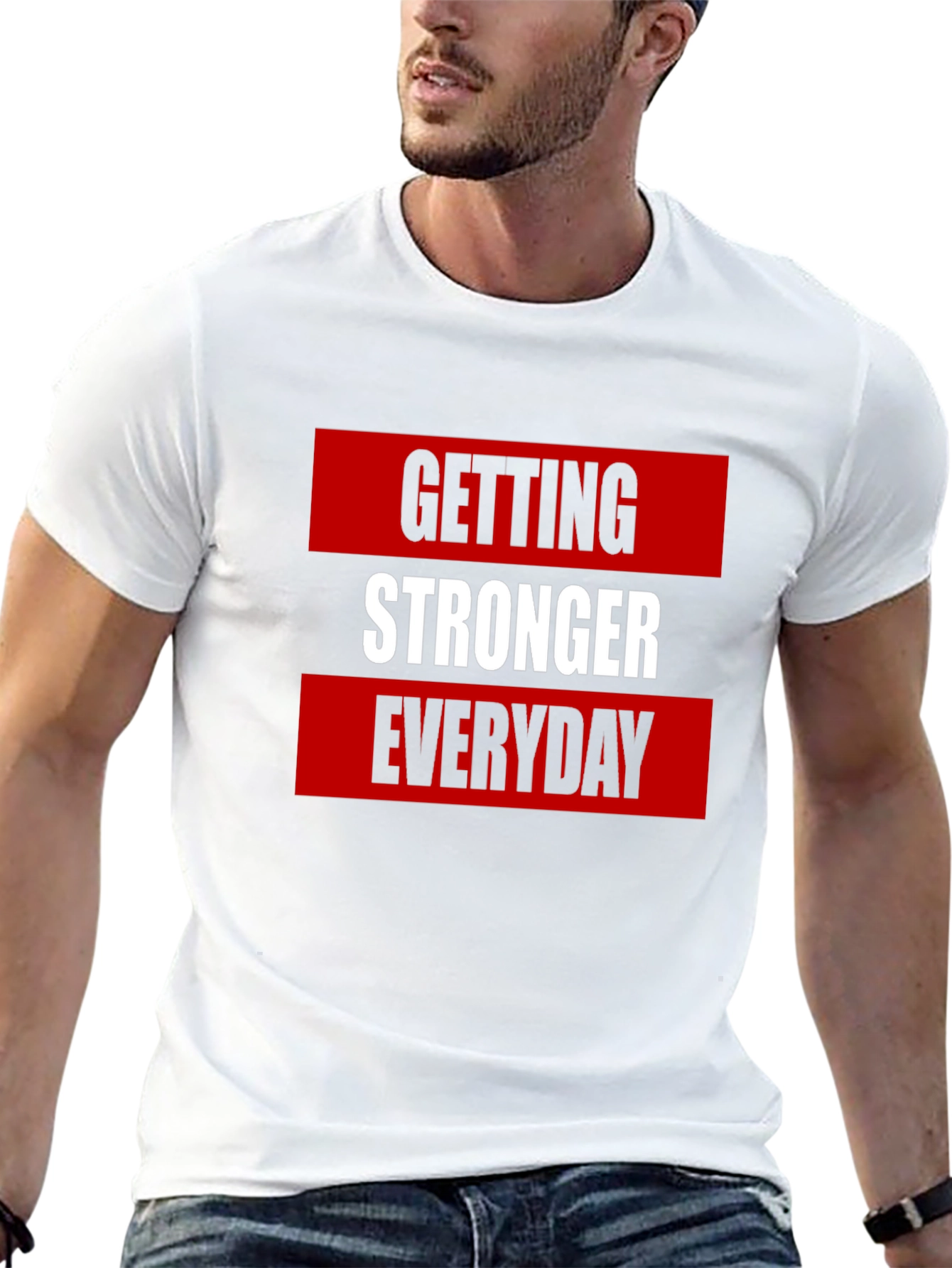 Getting Stronger Everyday Graphic Tee