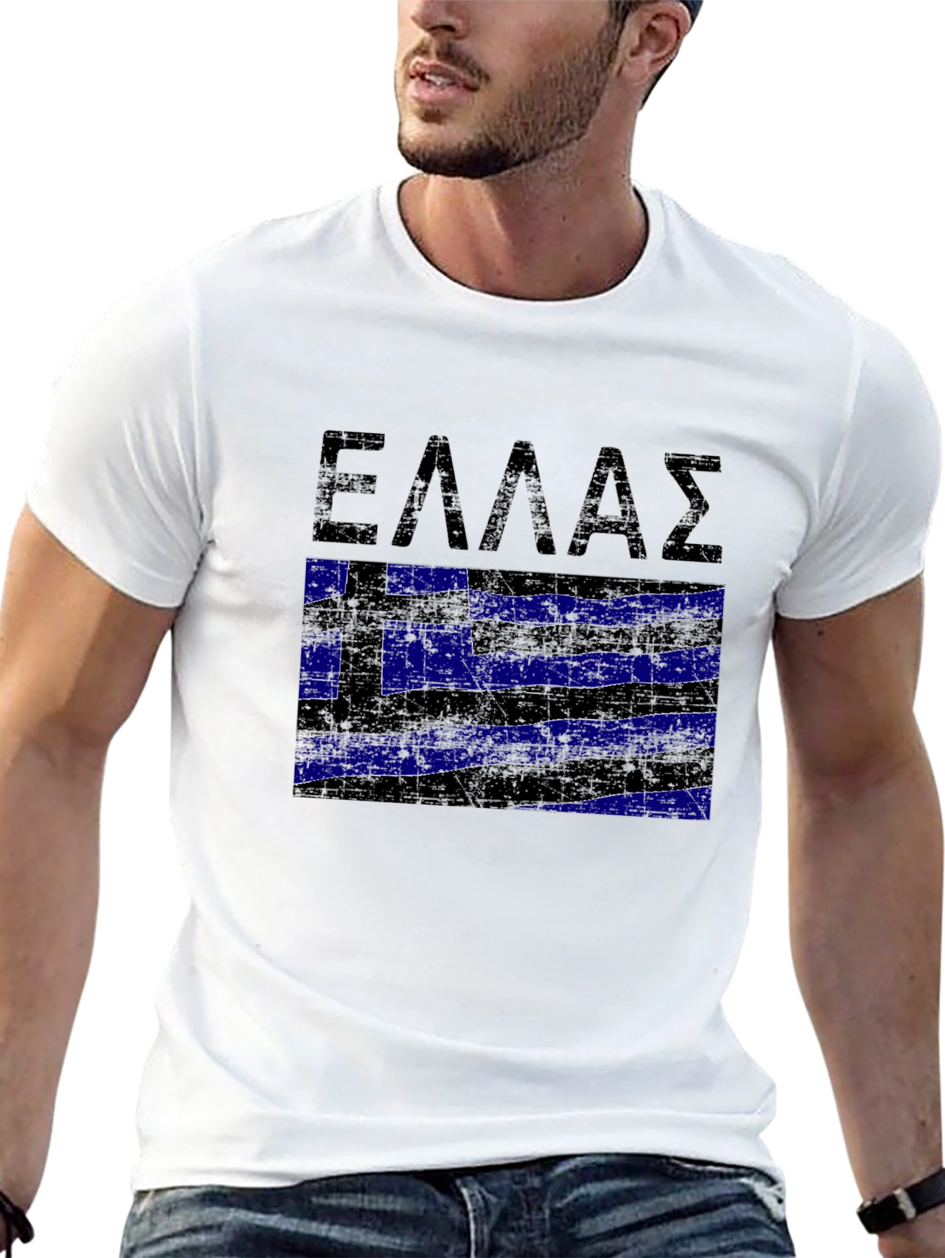 Greece Flag T-Shirt - Patriotic Greek Pride Tee