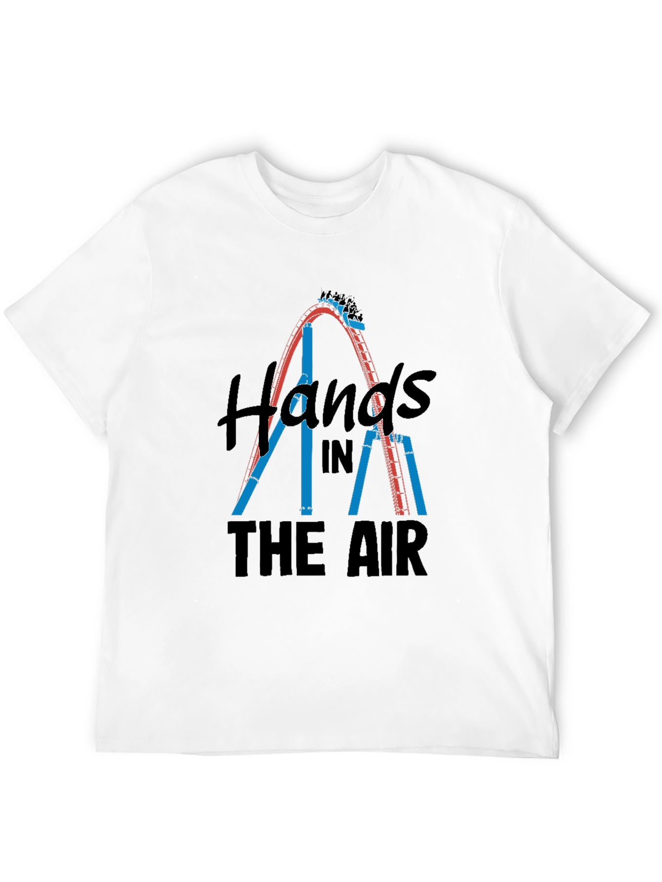 Hands in the Air Rollercoaster Graphic T-Shirt