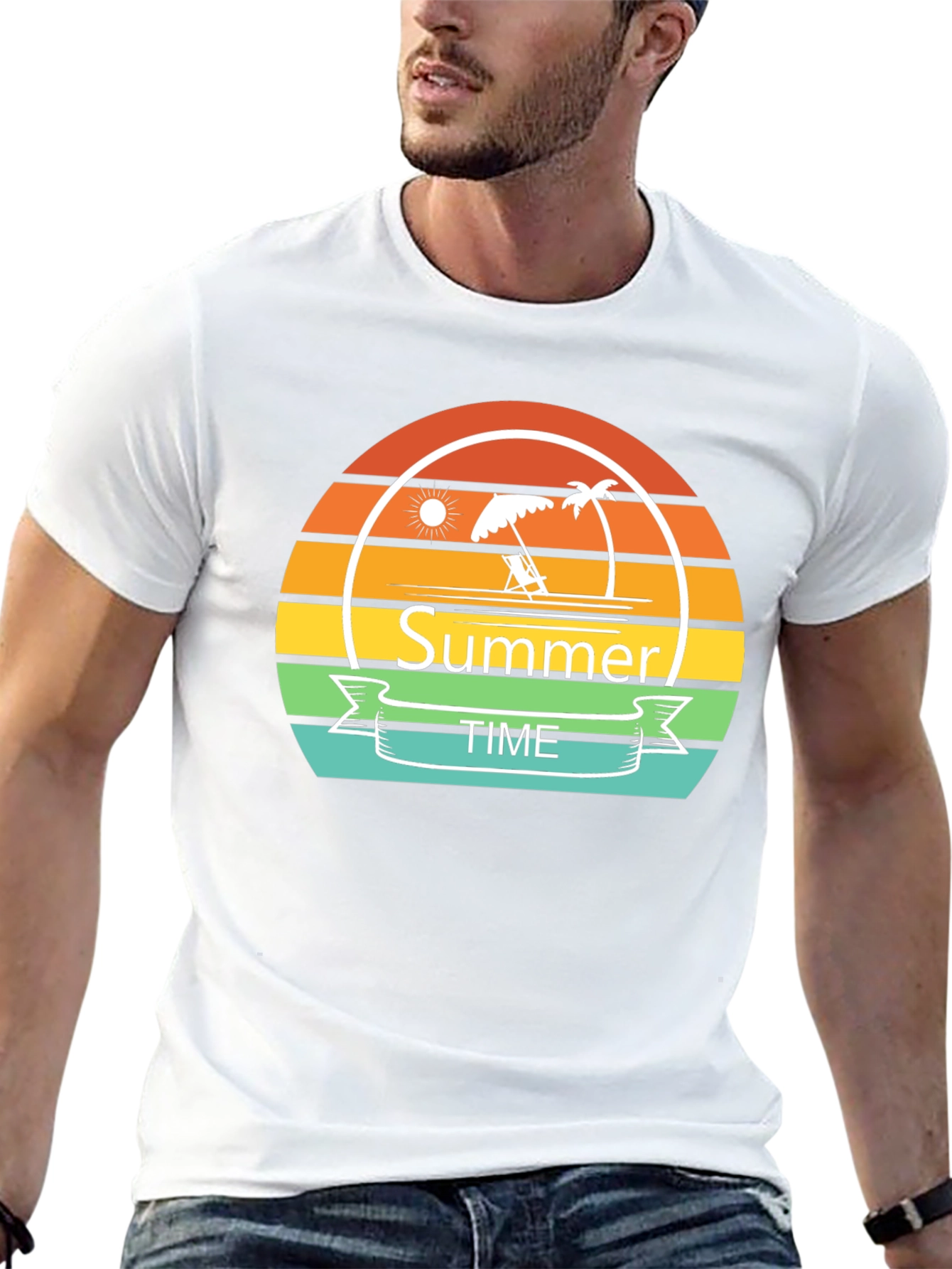 Summer Time Graphic Tee - Beach Vibes