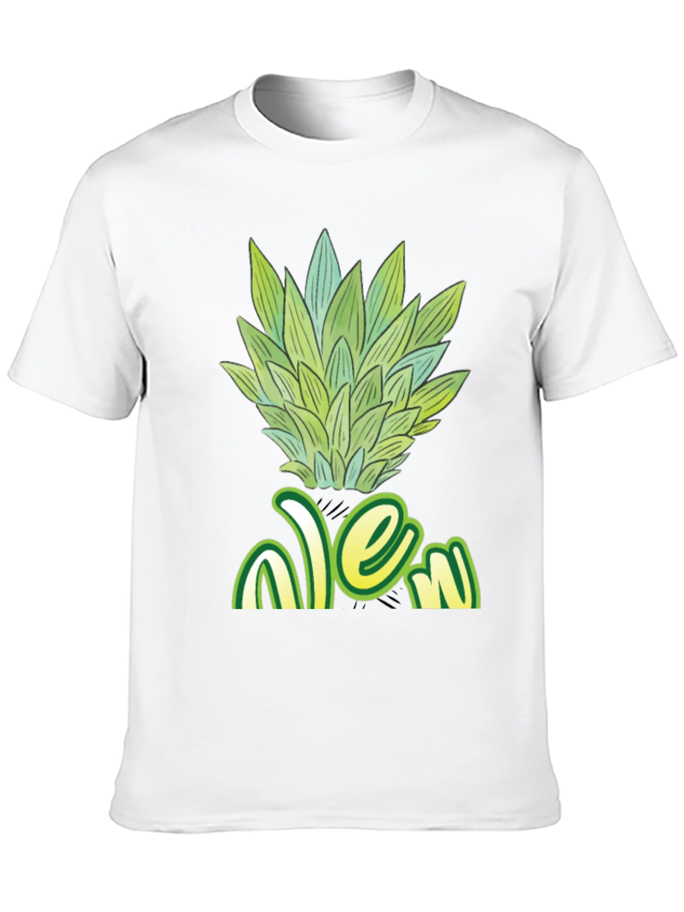 Pineapple Head Black T-Shirt