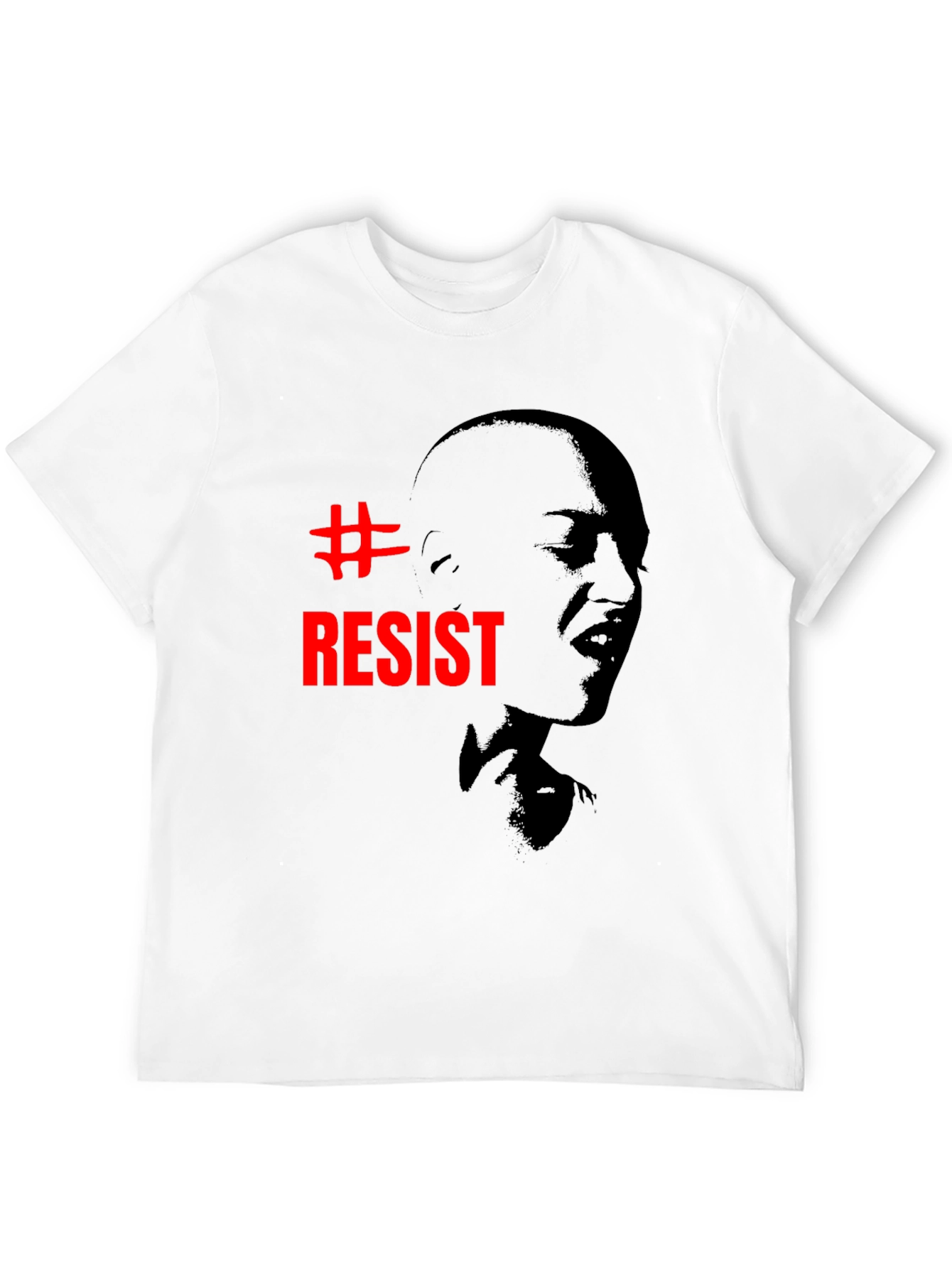 #Resist Graphic Print Black Unisex T-Shirt